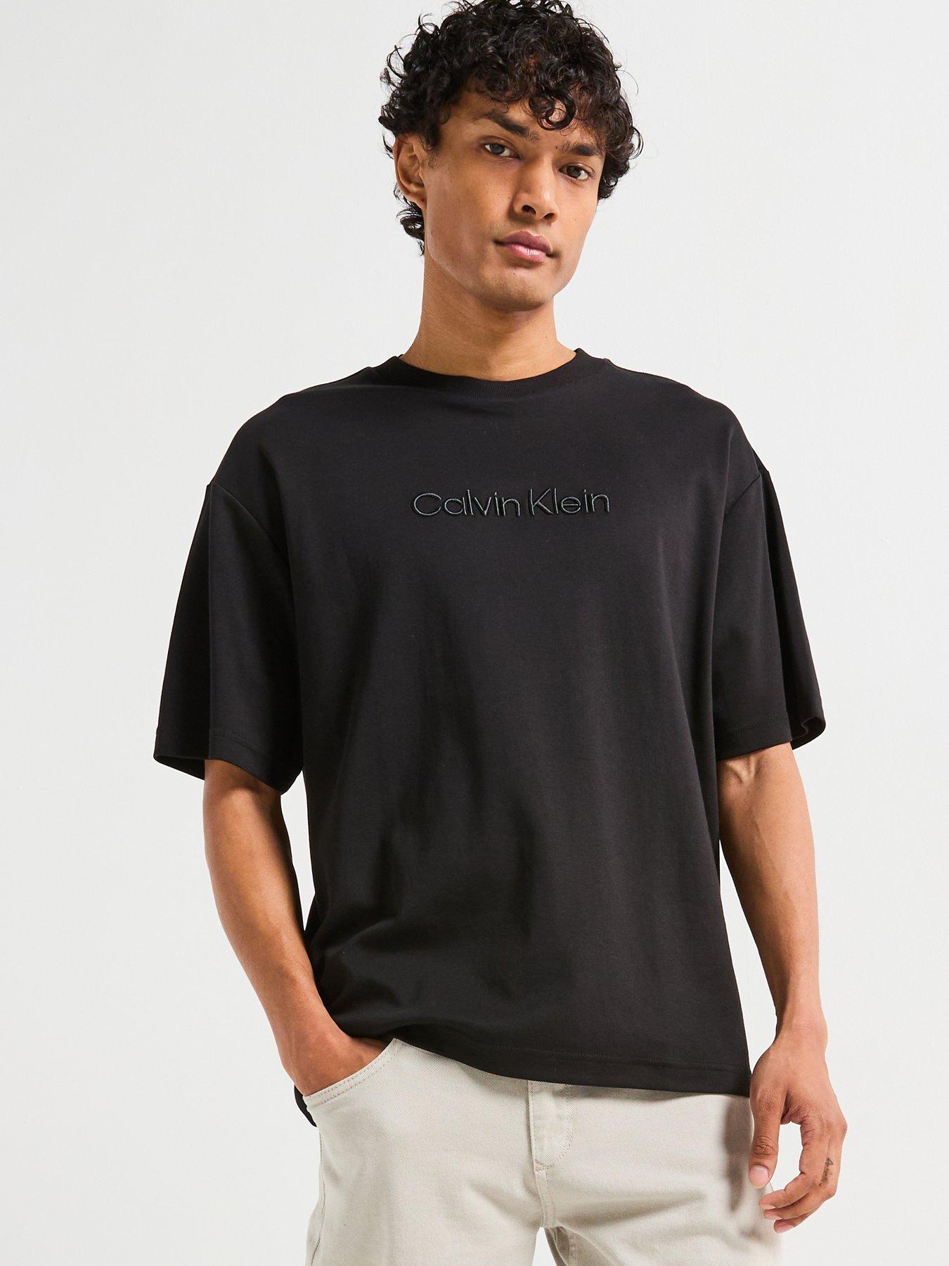 undefined Embroidered Chest Logo T-Shirt - Black