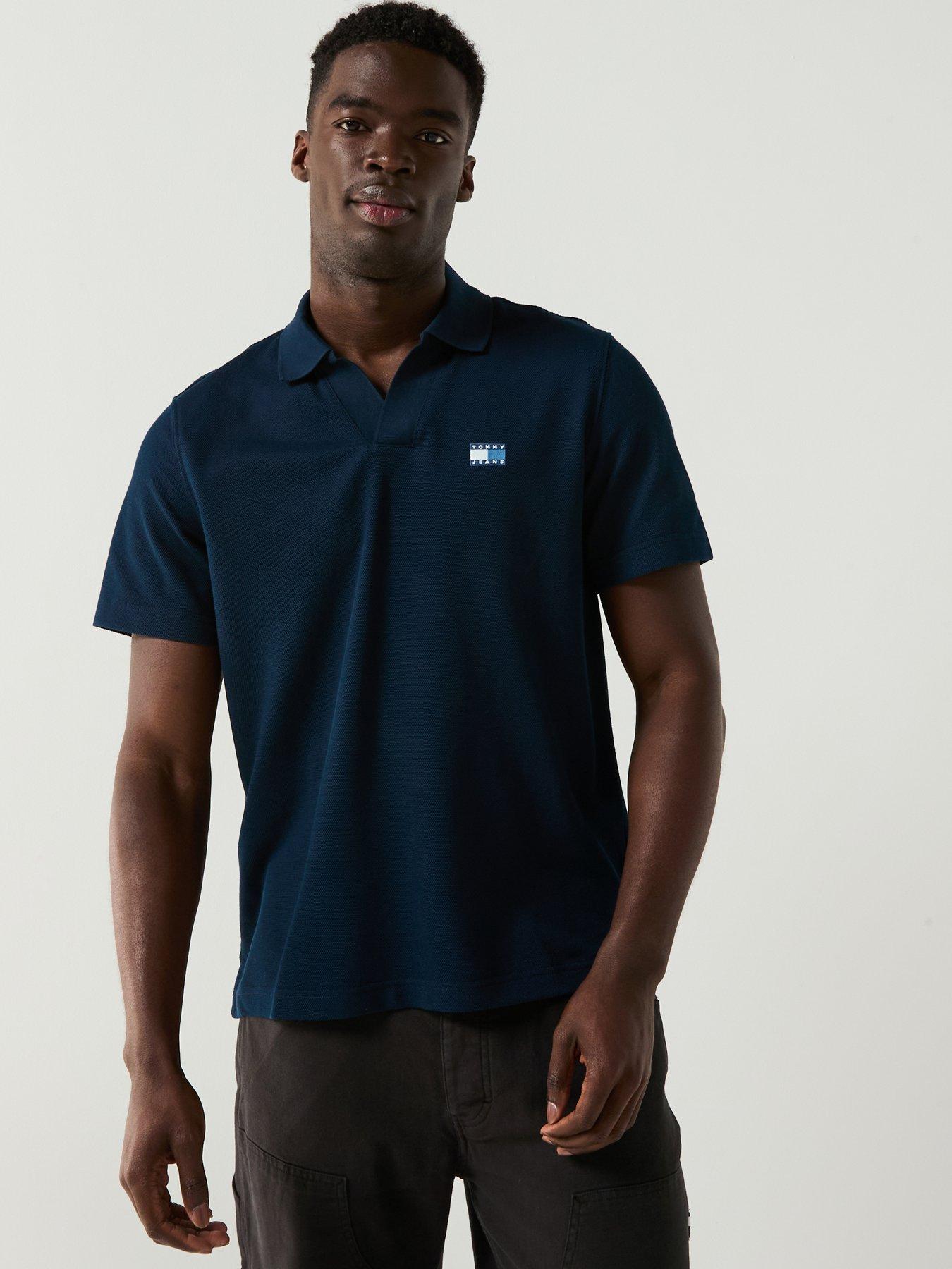 undefined Skipper Collar Regular Fit Polo Shirt - Navy