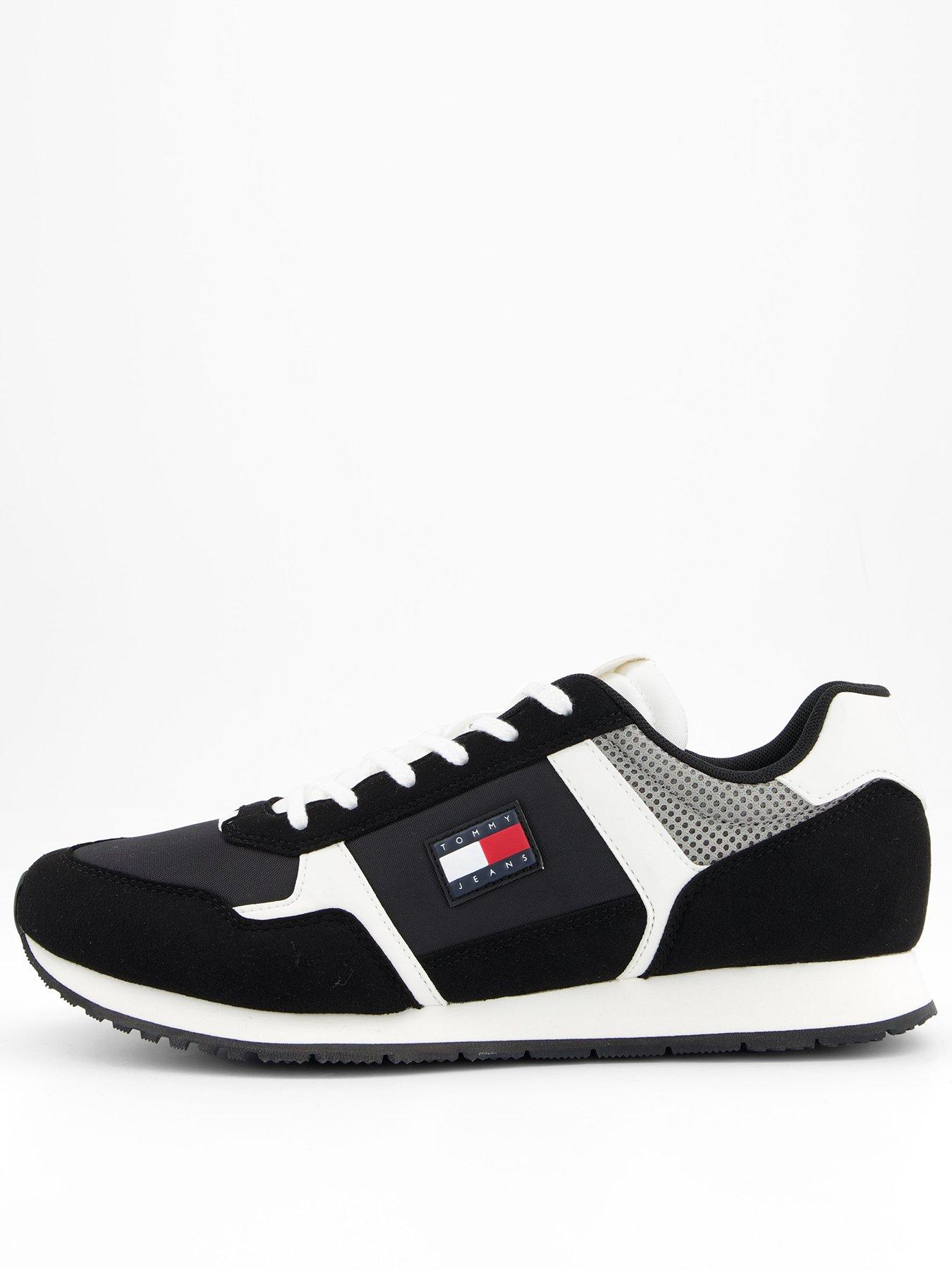 undefined Casual Runner Trainers - Black/White