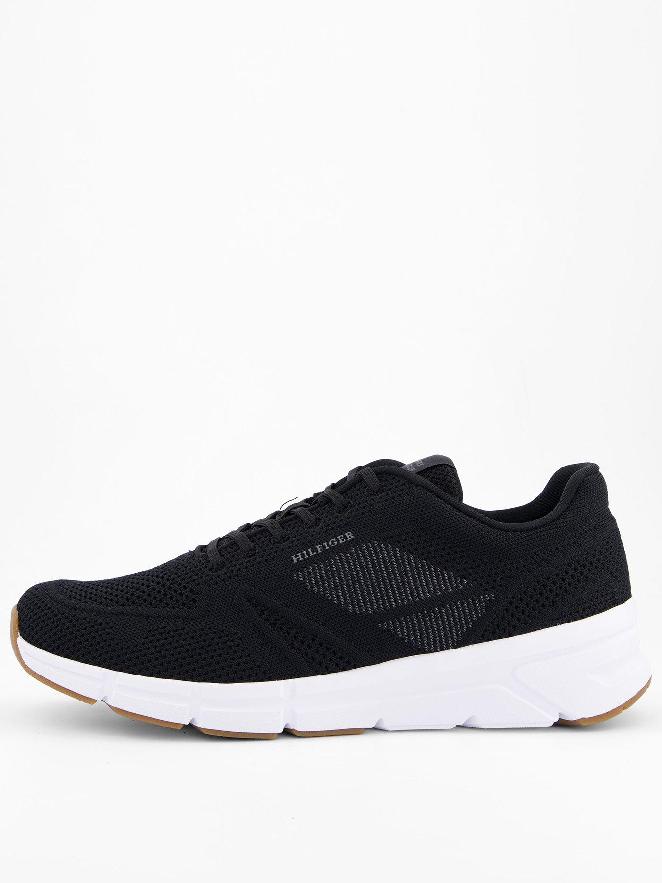 undefined Modern Comfort Knitted Run Trainers - Black