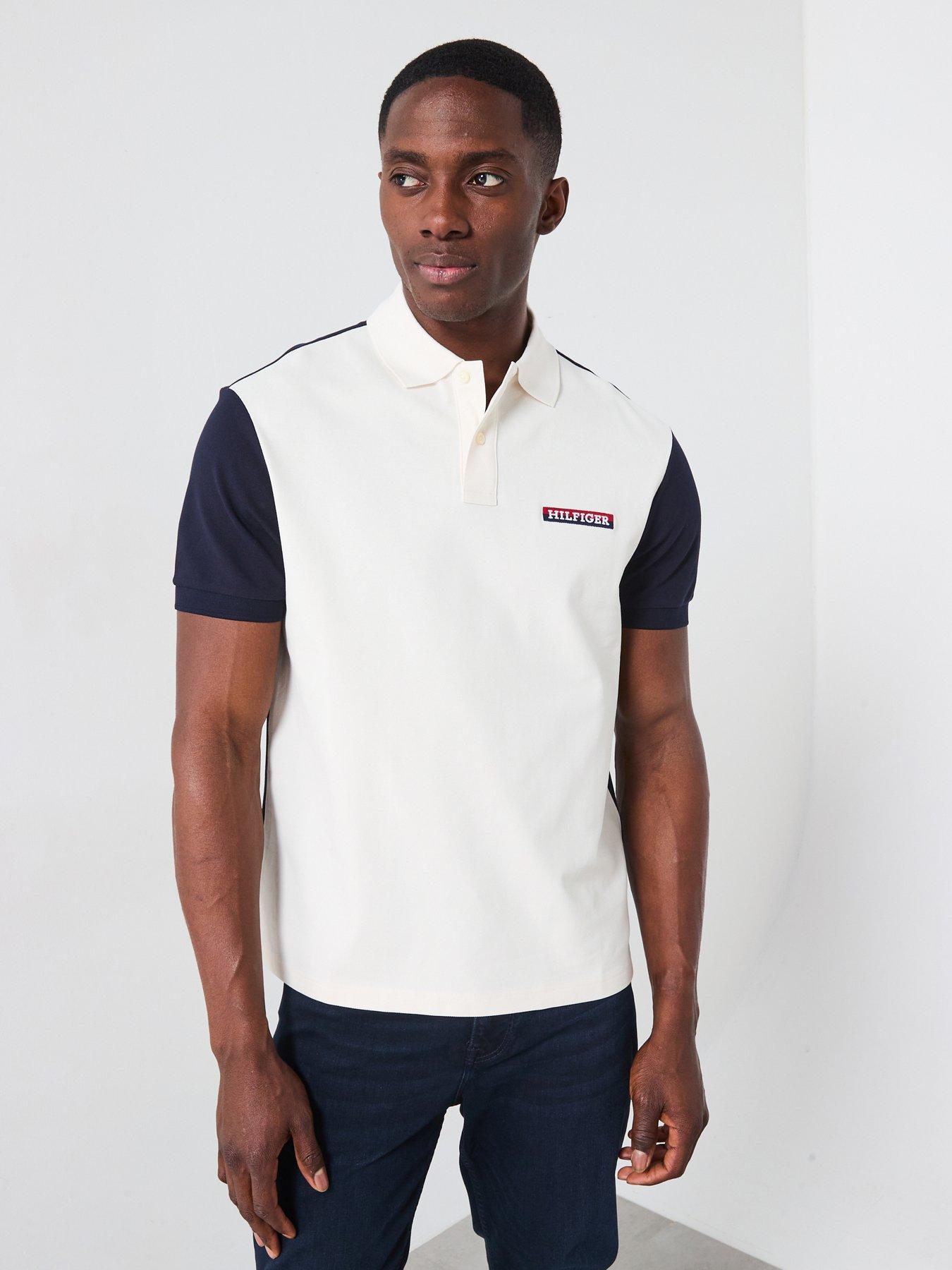 undefined Archive Colorblock Polo Shirt - Navy