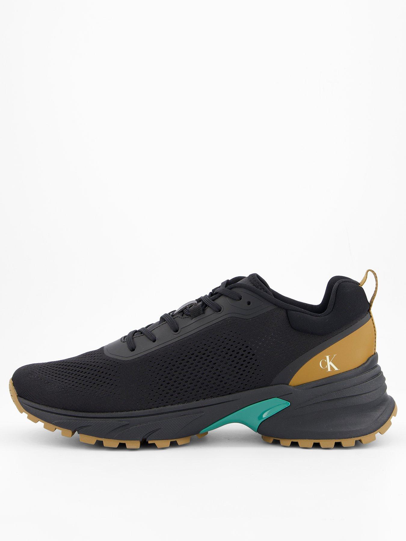 undefined Hike Runner Tech Knit Trainers - Black
