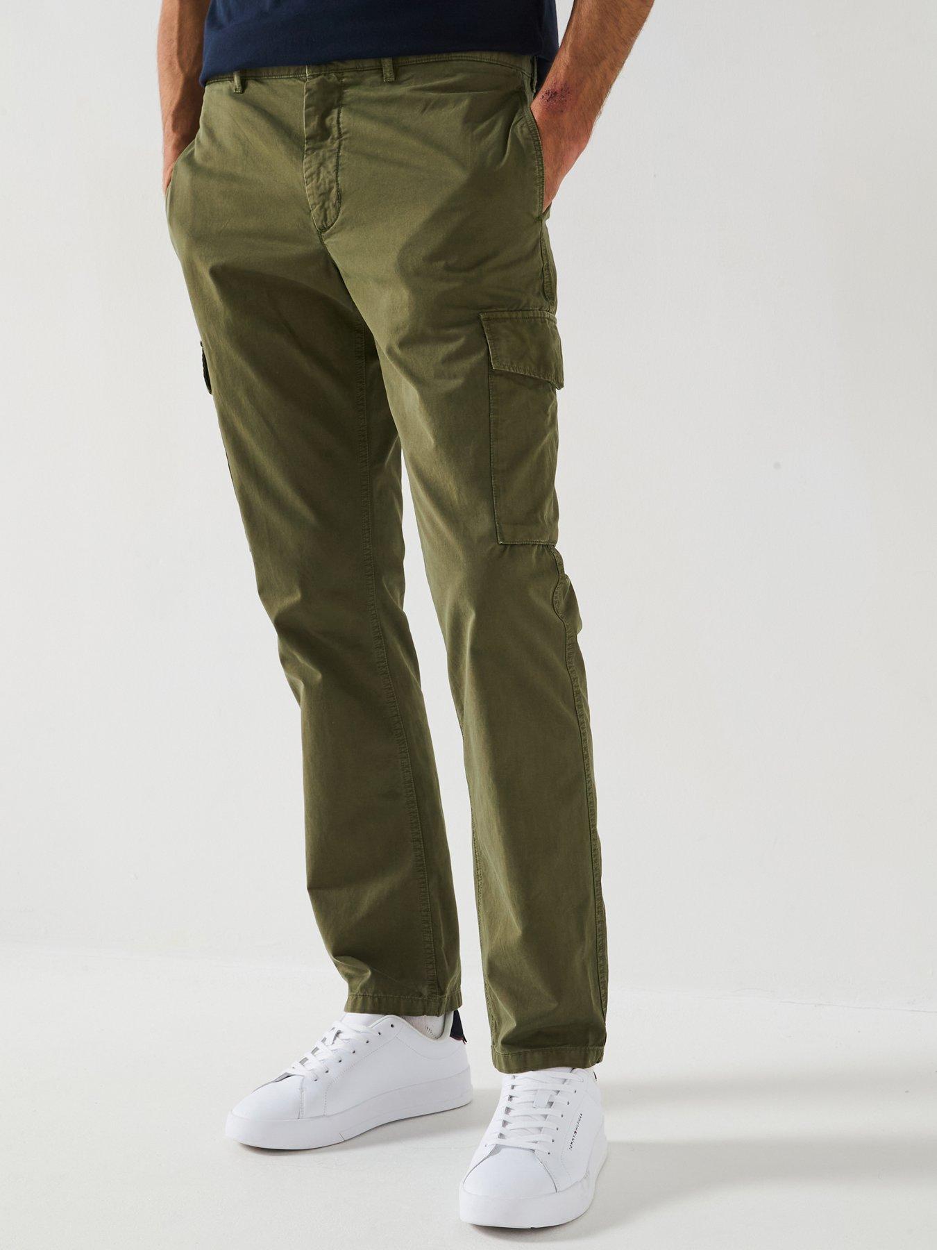 Tommy Hilfiger Denton Twill Cargo Pants - Dark Greenery - Green