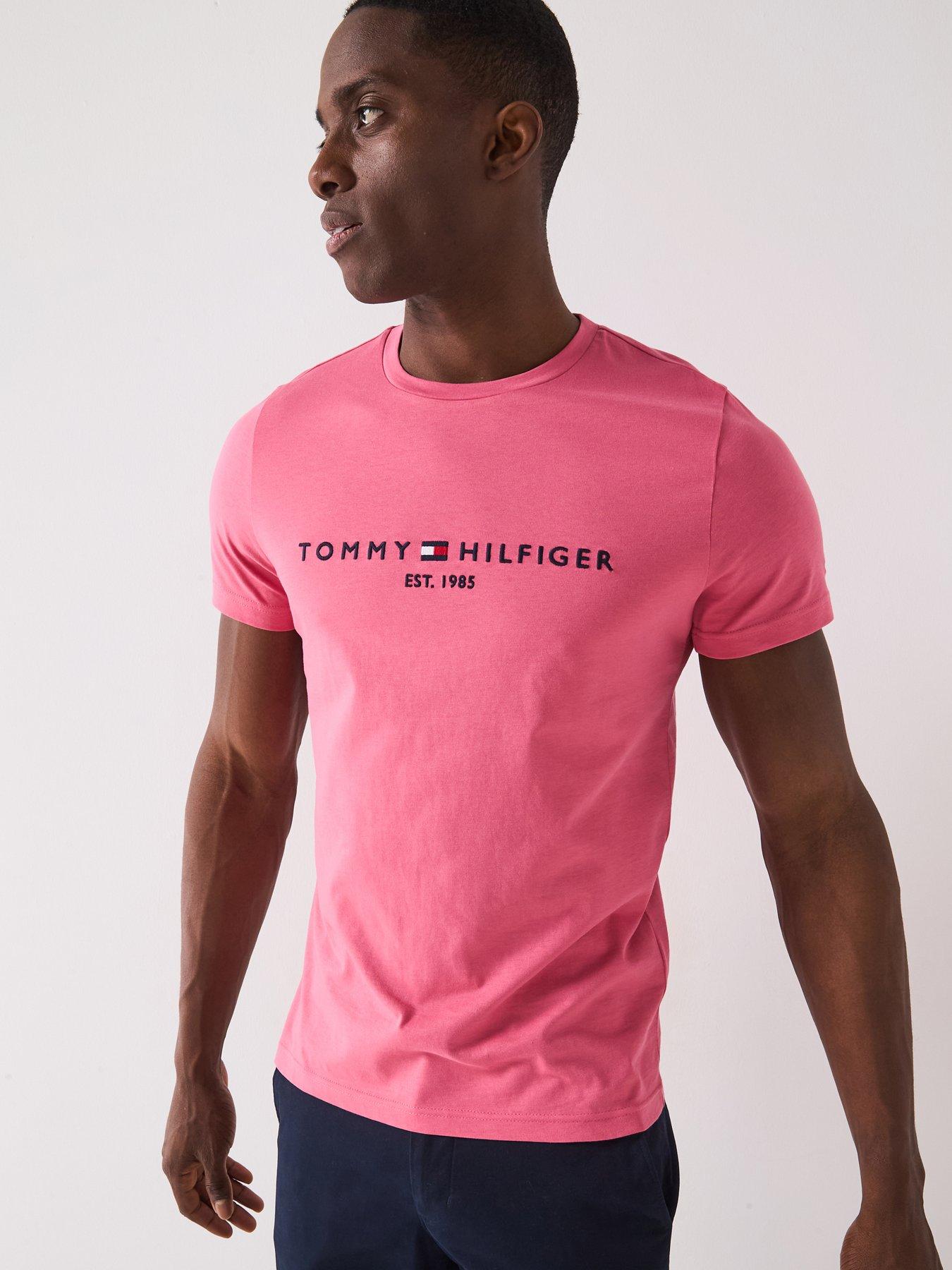 undefined Linear Logo T-Shirt - Pink
