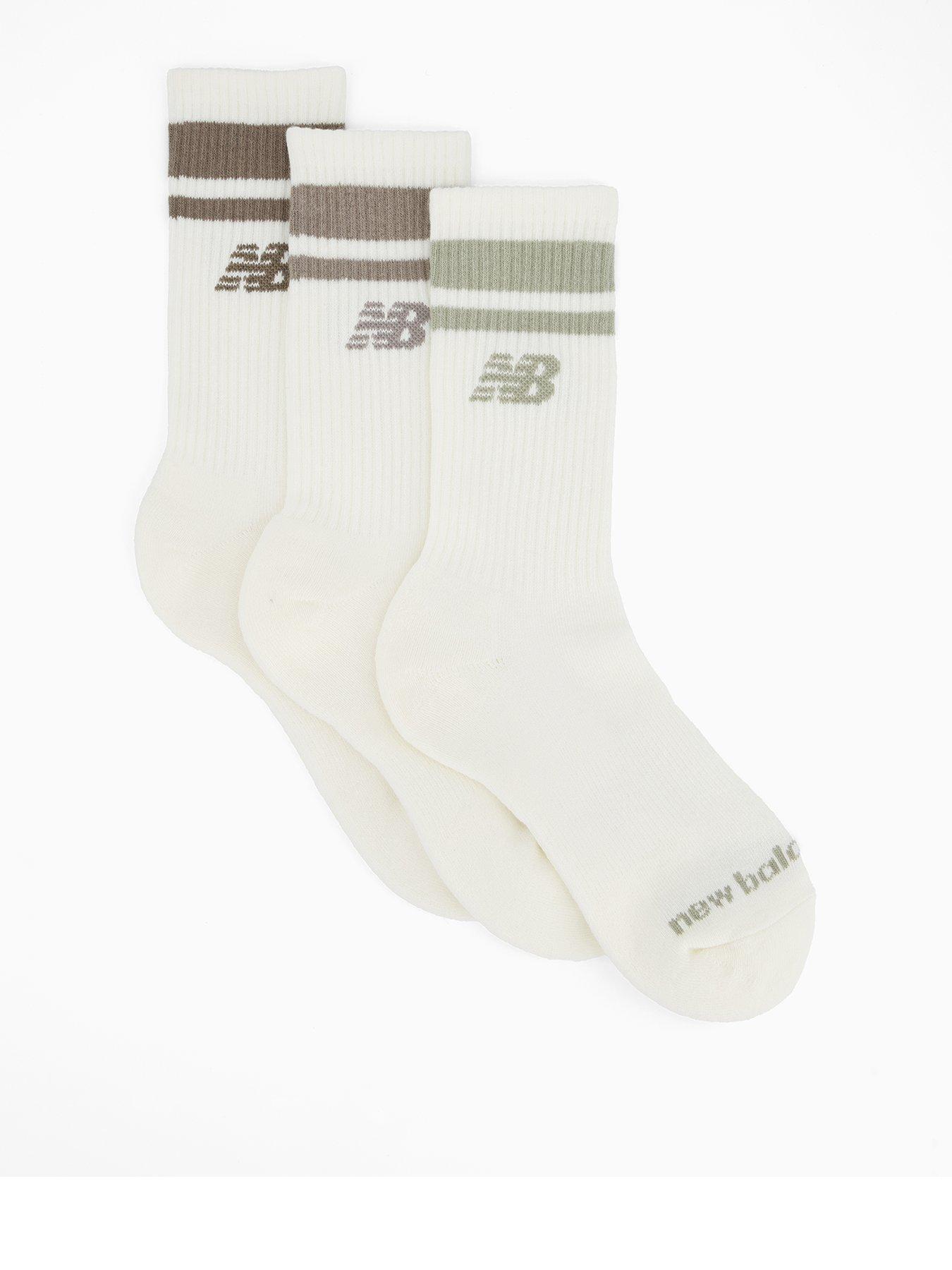 undefined Unisex Everyday Stripe Midcalf Socks 3 Pack - Multi