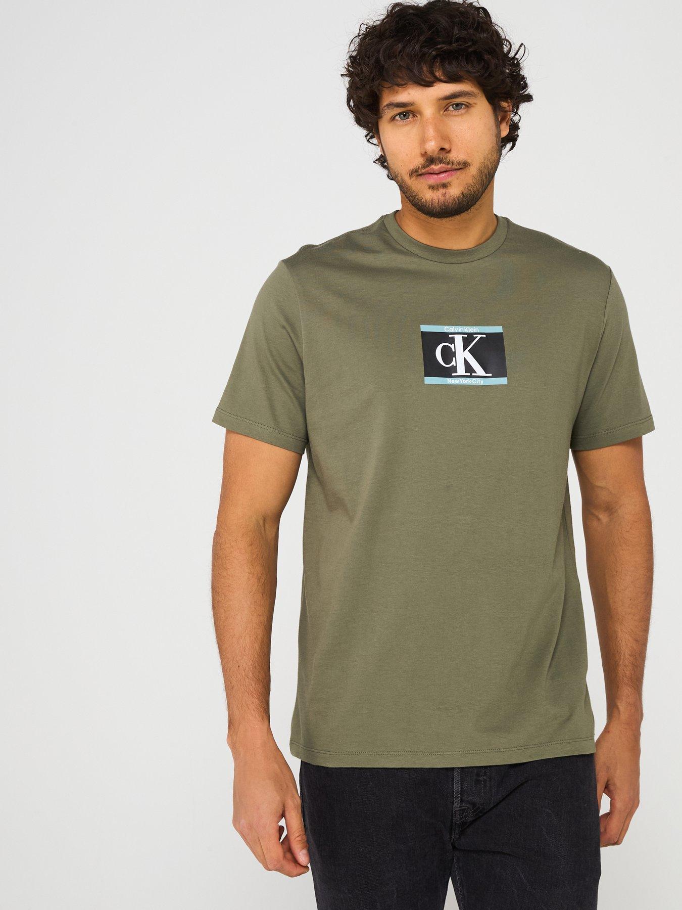 undefined 30S Centre Box Logo T-Shirt - Green