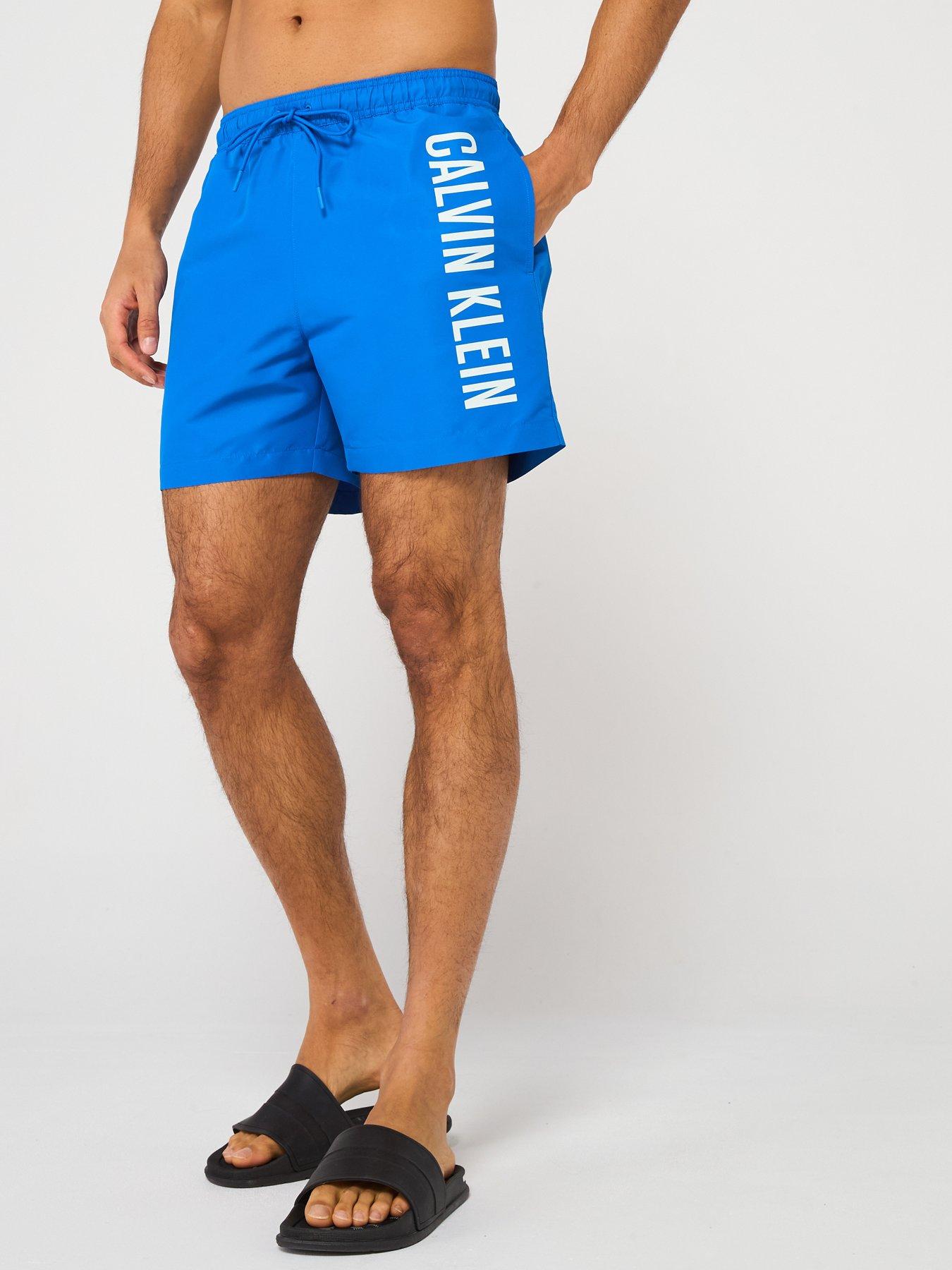 undefined Calvin Klein Medium Drawstring Swimshorts - Blue
