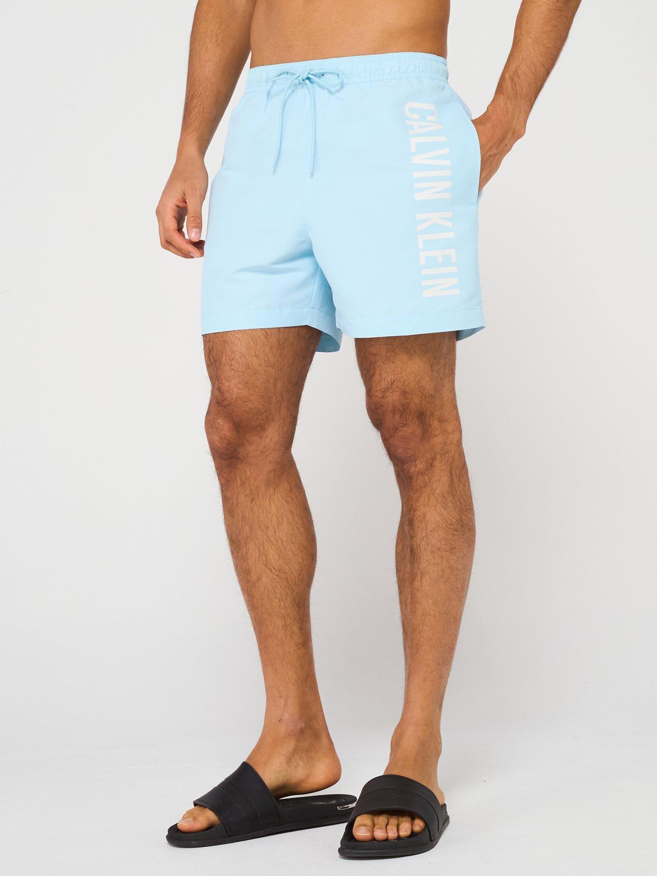 undefined Calvin Klein Medium Drawstring Swimshorts - Blue