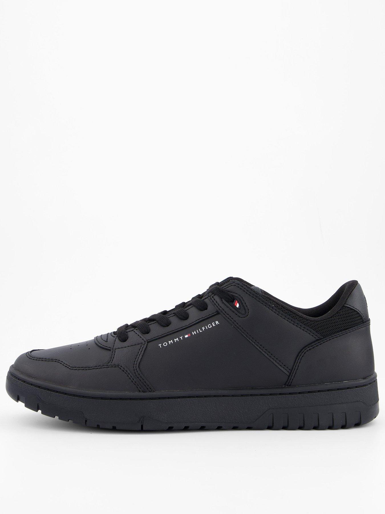 Tommy Hilfiger Basket Core Lite Leather Sneakers - Black
