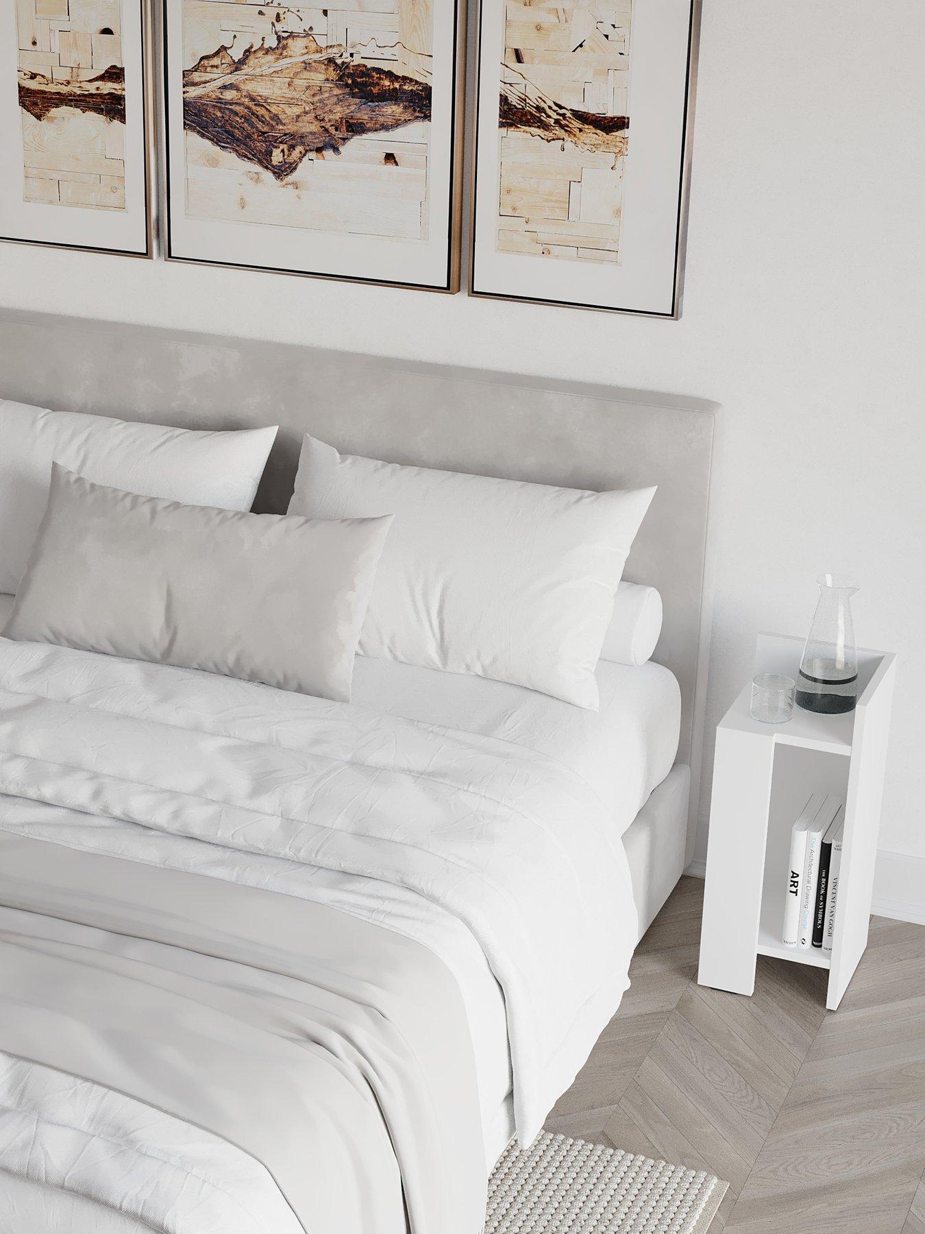 undefined Elos Bedside Table - Set Of 2 - White