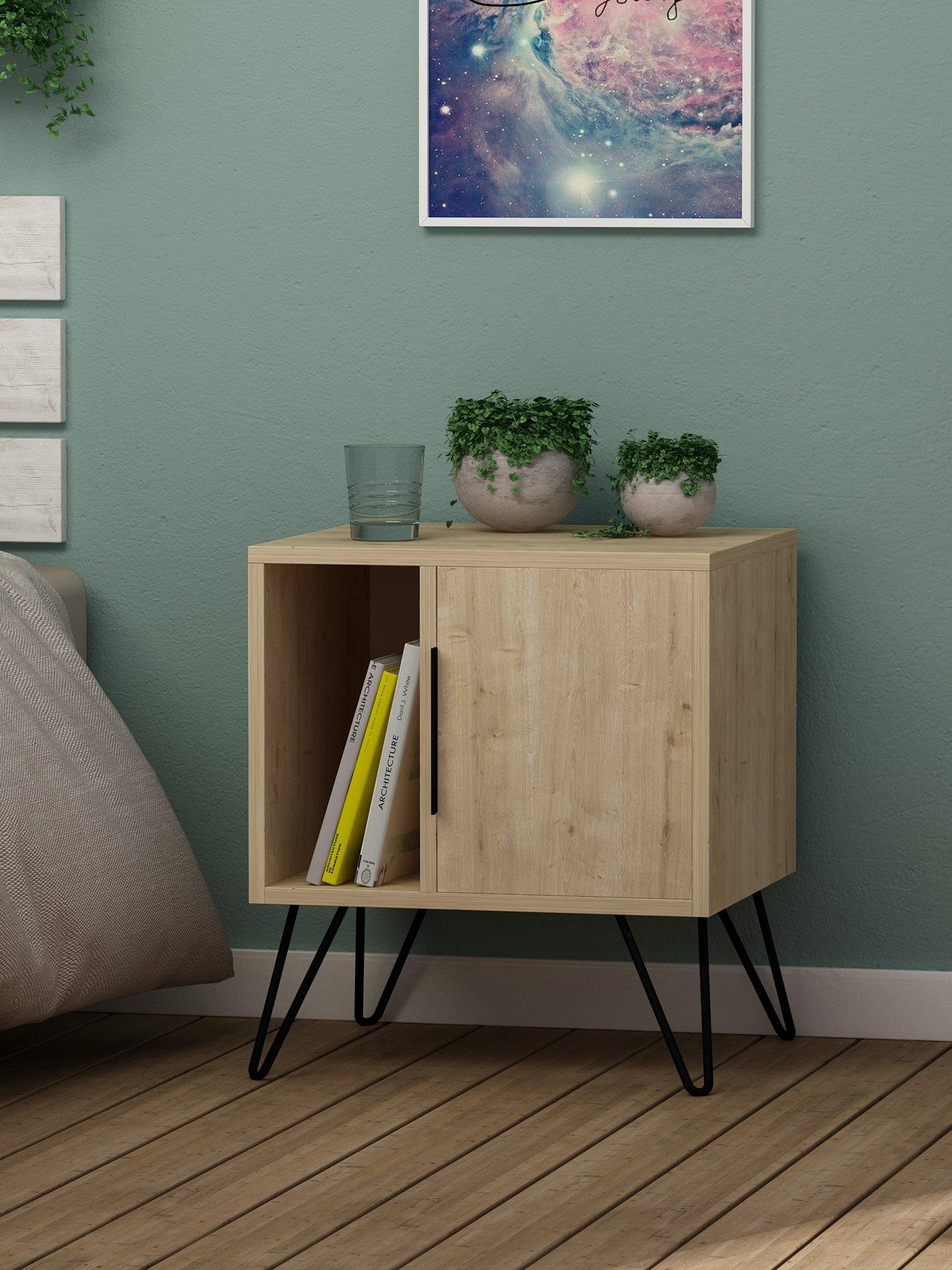 undefined Glynn Bedside Table - Oak