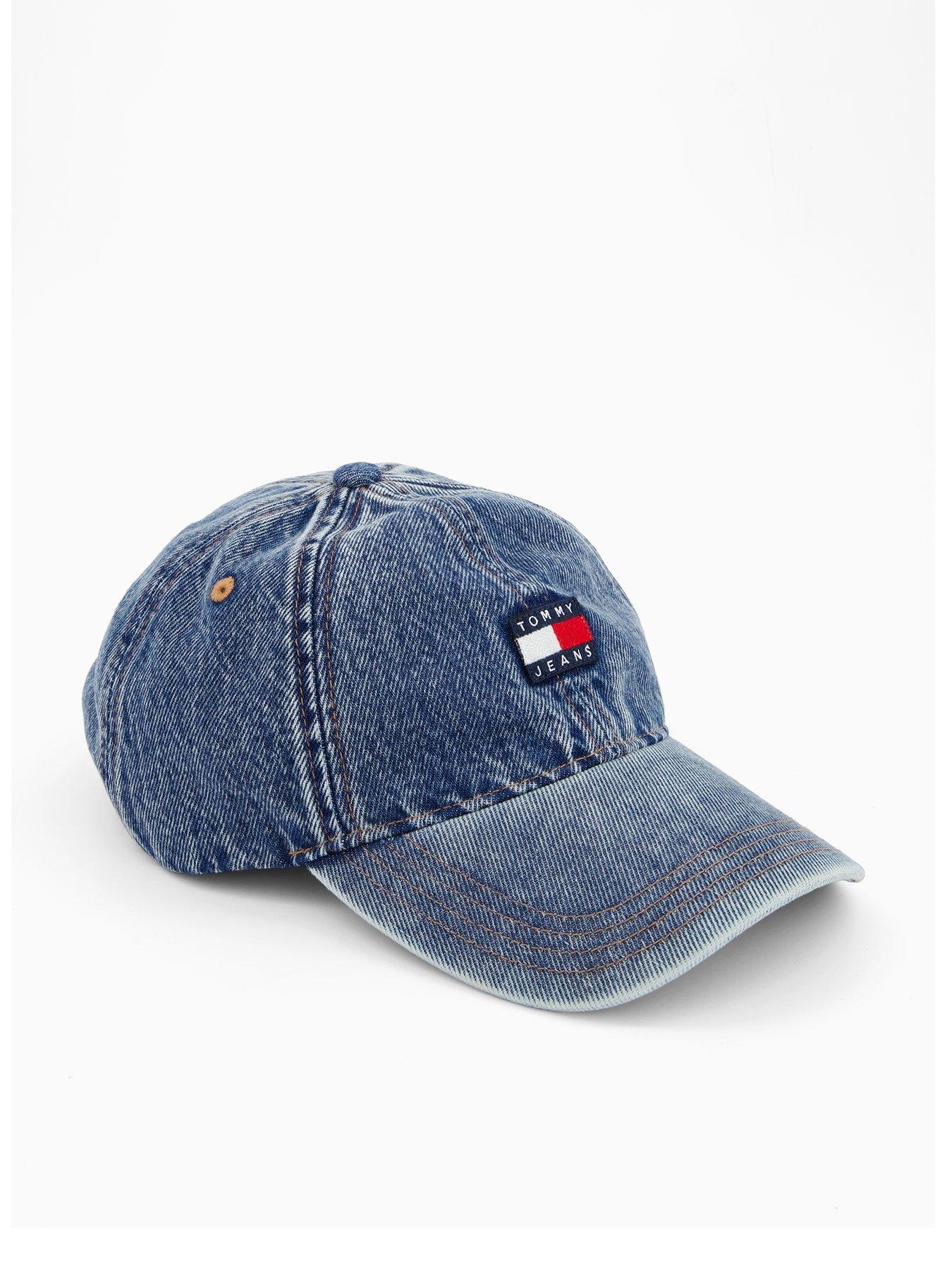 undefined Heritage Flag Denim Cap - Mid Wash