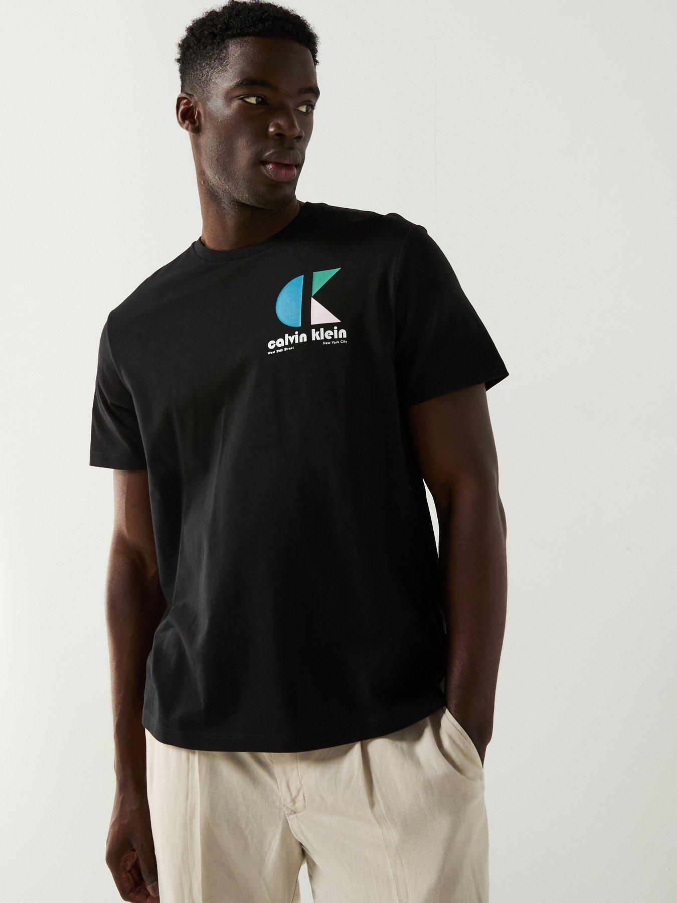 undefined 20S Bauhaus Logo Graphic T-Shirt - Black