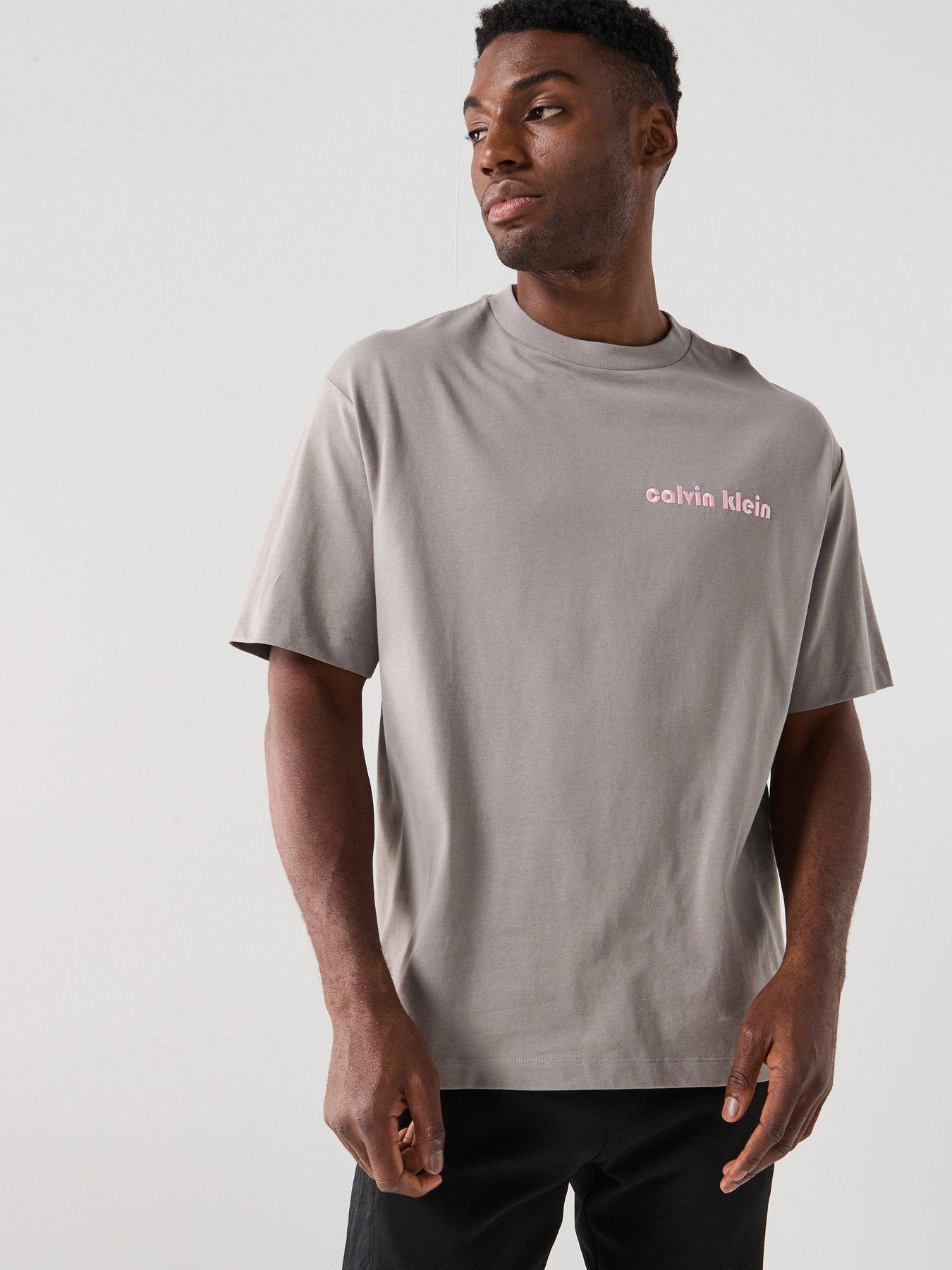 undefined Bauhaus Embroidered Logo T-Shirt - Grey