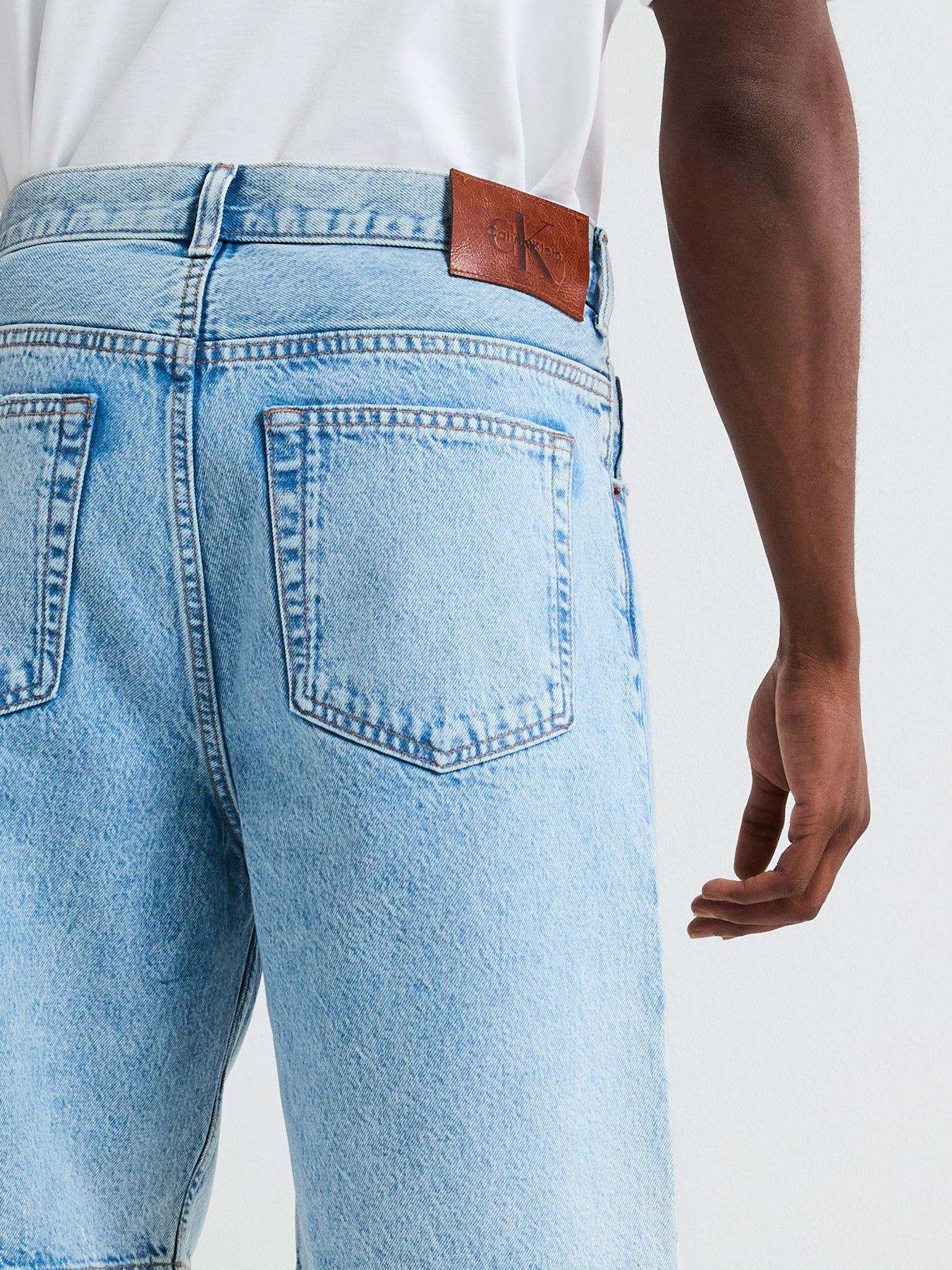 Image 5 of 6 of Calvin Klein 90's Classic Shorts - Light Blue