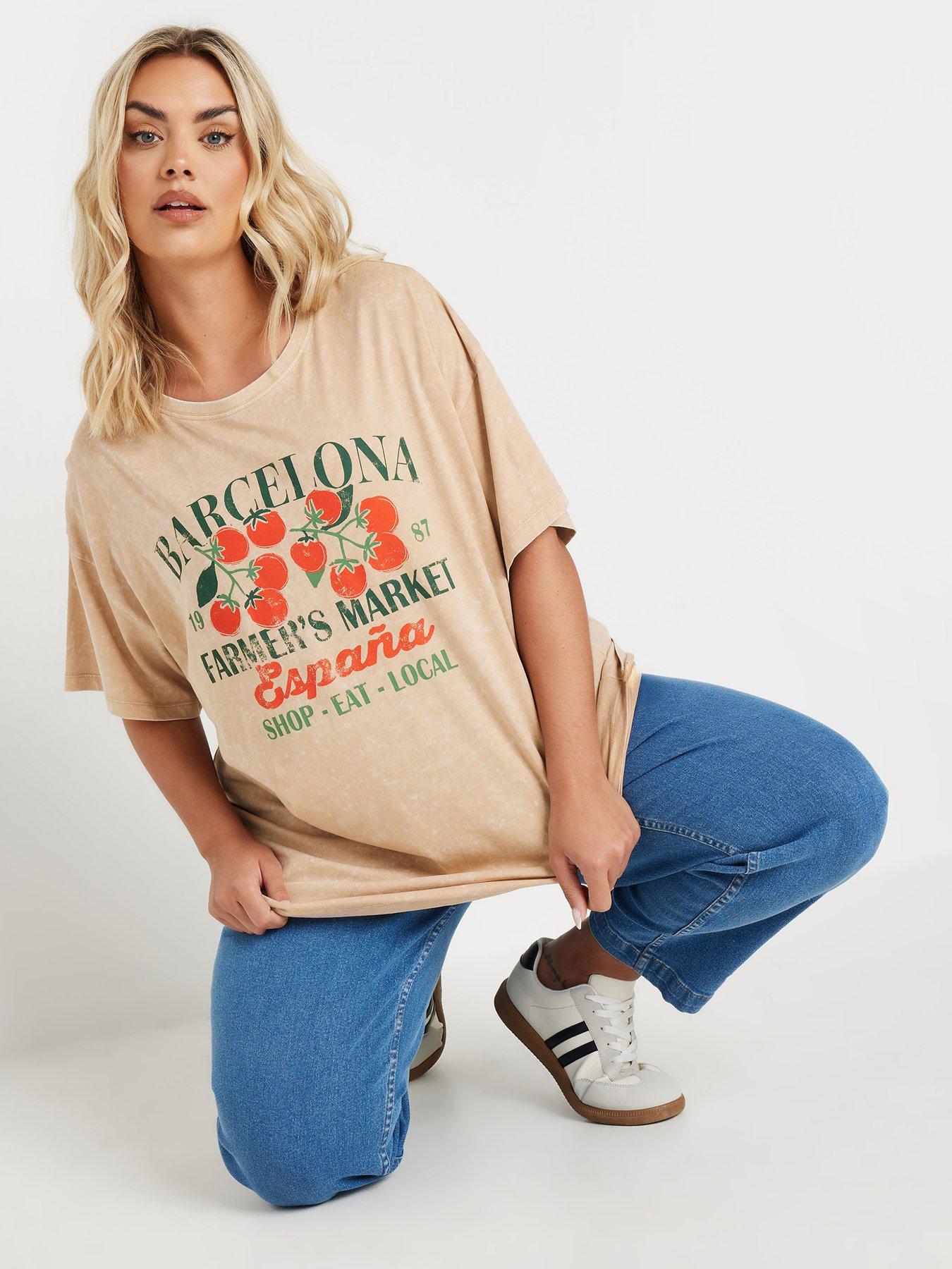 undefined Curve Placement T-shirt