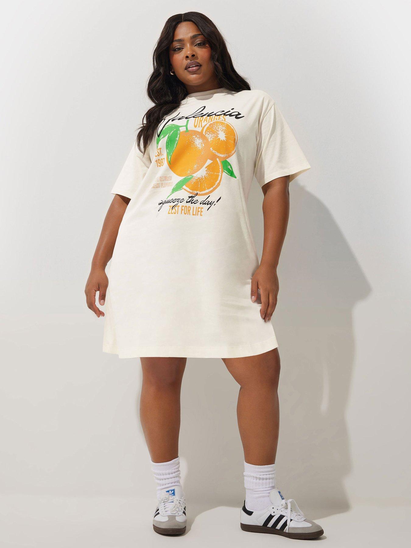 undefined Curve Oversized T-shirt Dress
