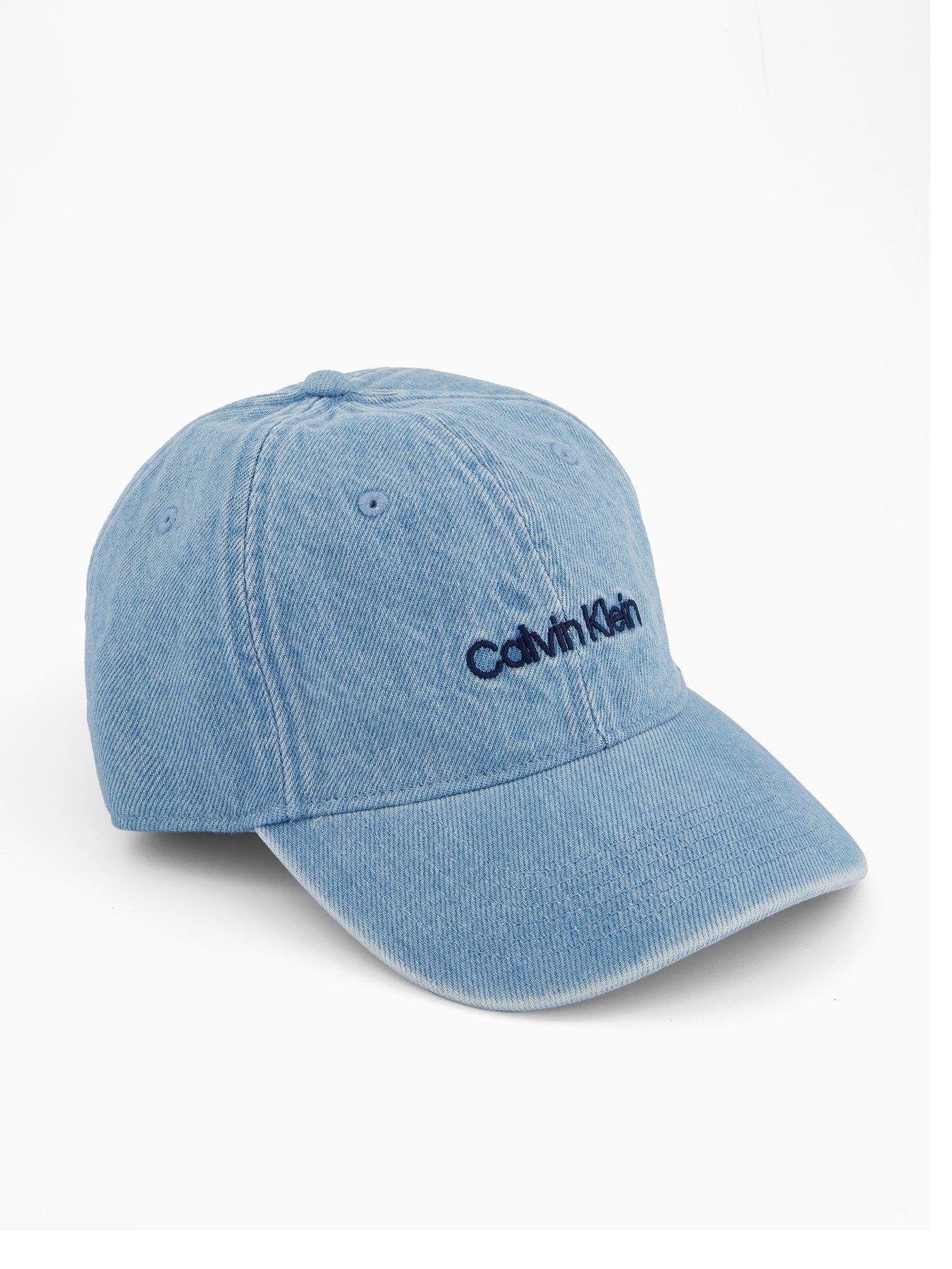 undefined Embroidered Logo Denim Cap - Light Wash