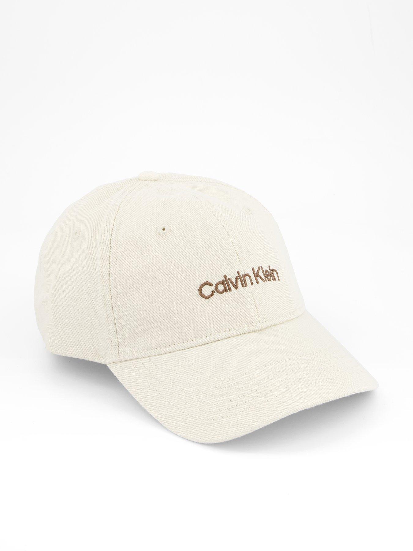 undefined Embroidered Logo Denim Cap - Beige