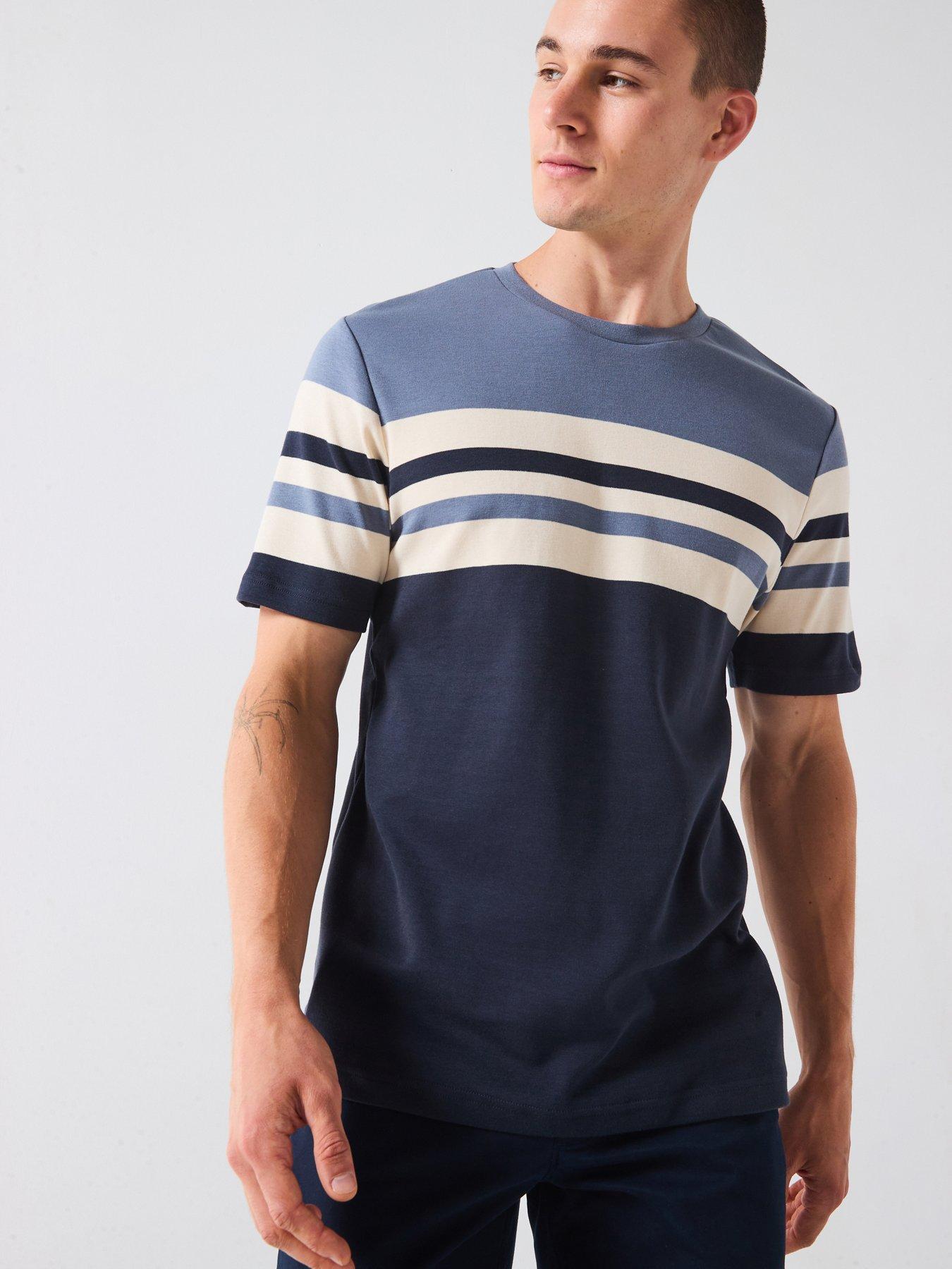 undefined Heavyweight Yarn Dye T-Shirt - Navy