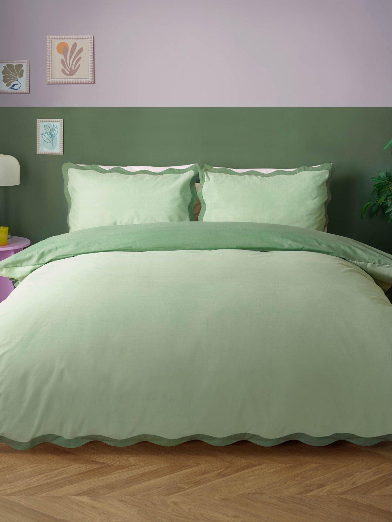 undefined Wiggle Green Duvet Set- Super King