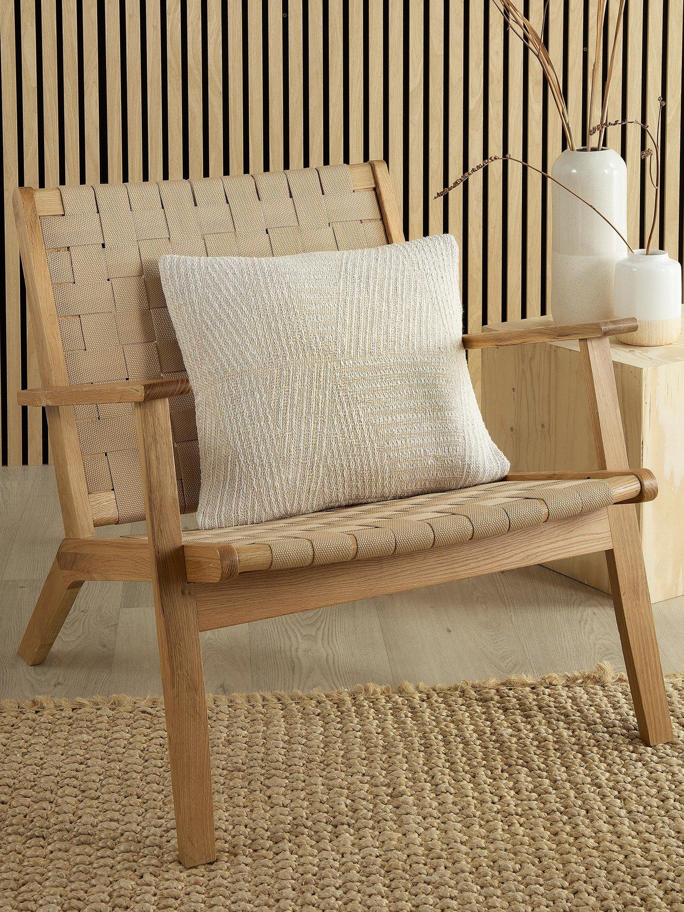 undefined Myan 100% Cotton Cushion- 43x43cm
