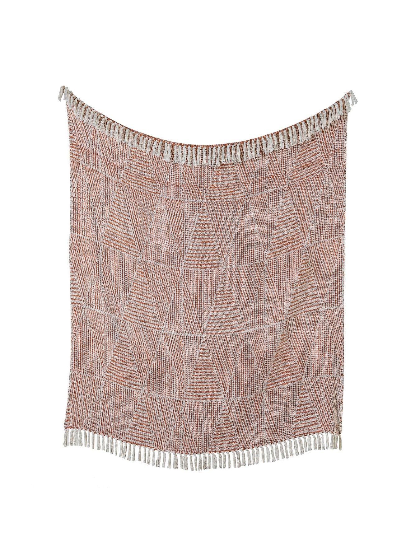 undefined Myan 100% Cotton Throw- 130x180cm