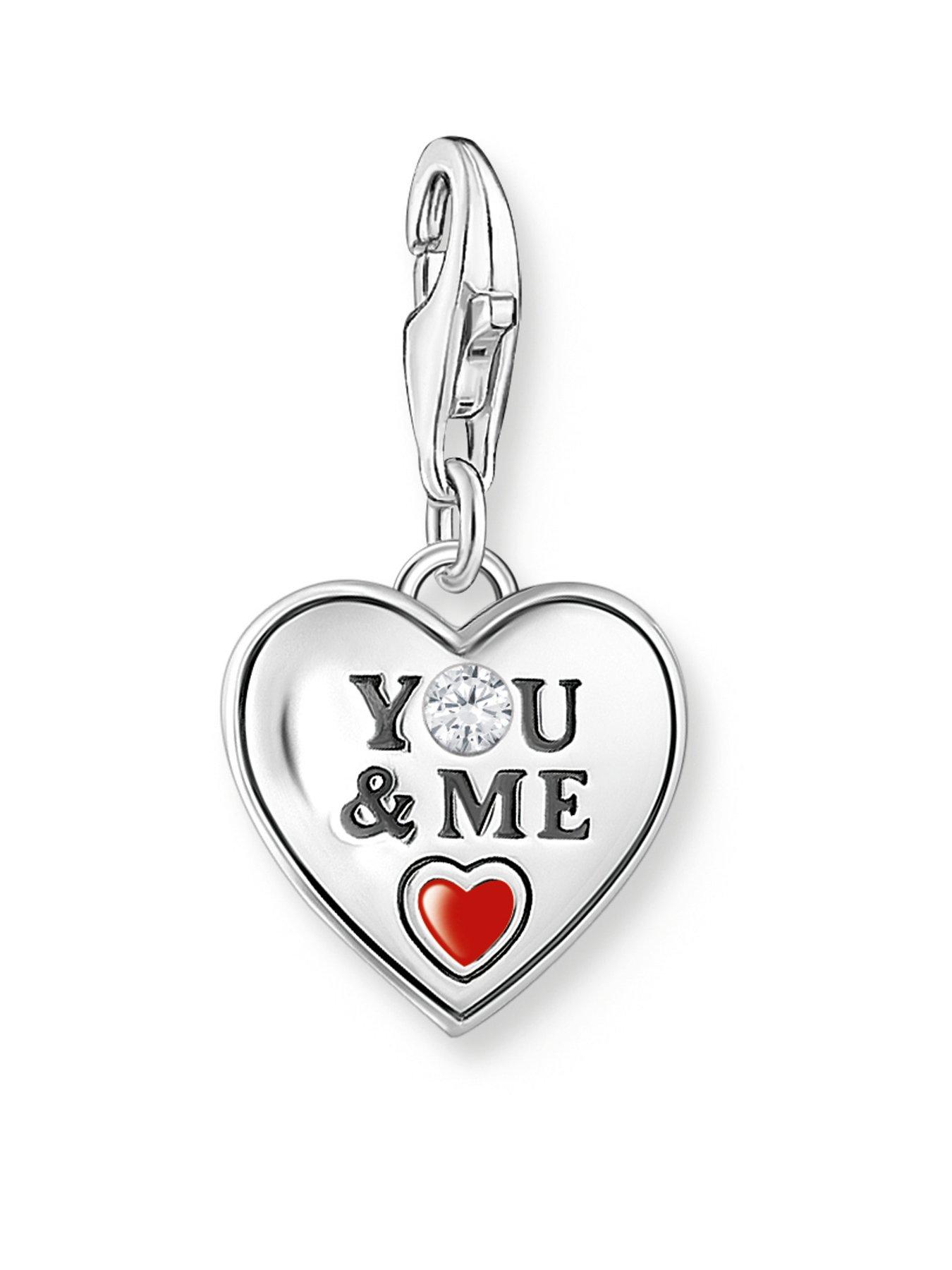 Thomas Sabo You And Me Heart Charm