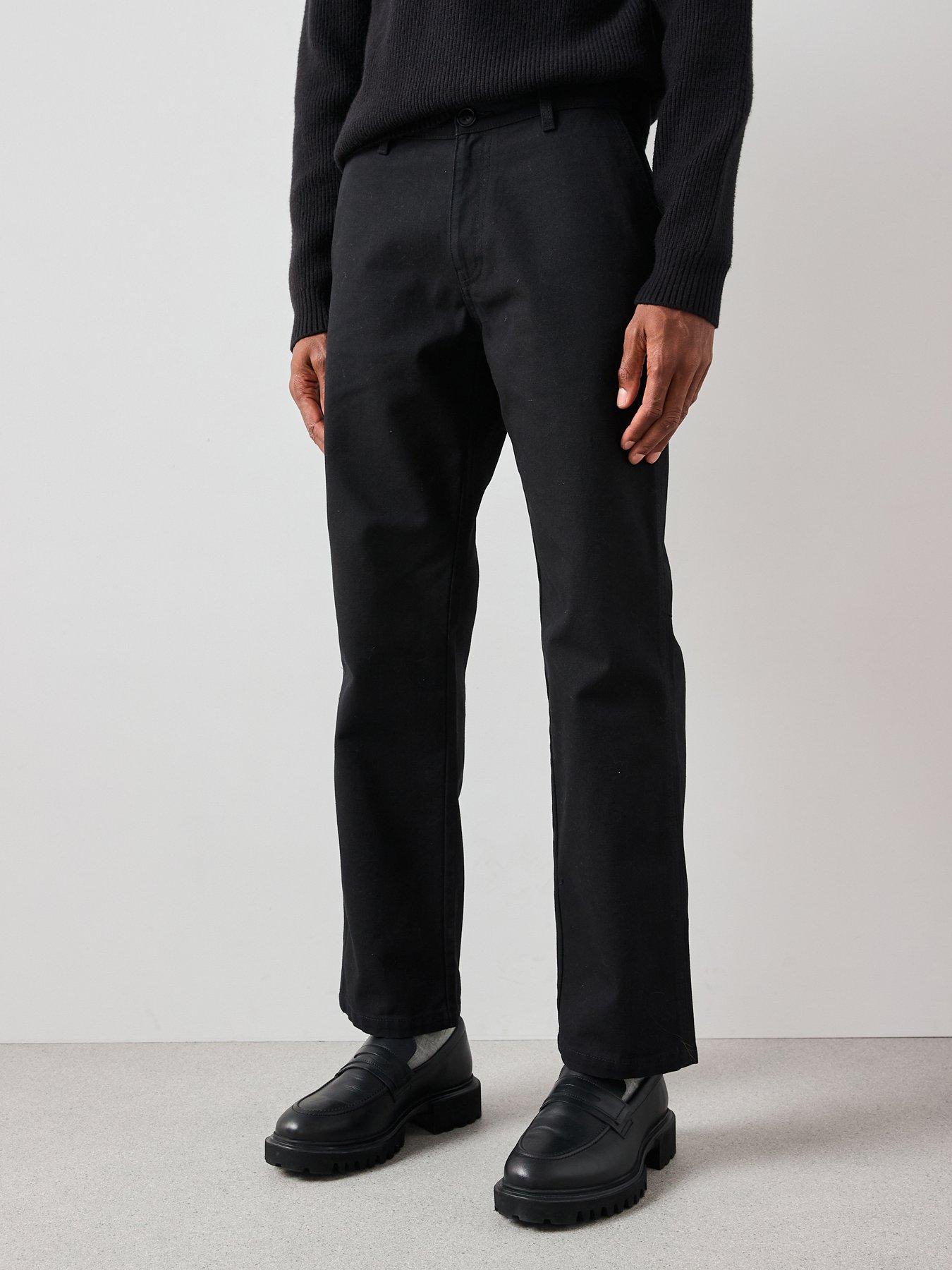 The Very Collection 100% Cotton Canvas Loose Fit Carpenter Jeans - Black