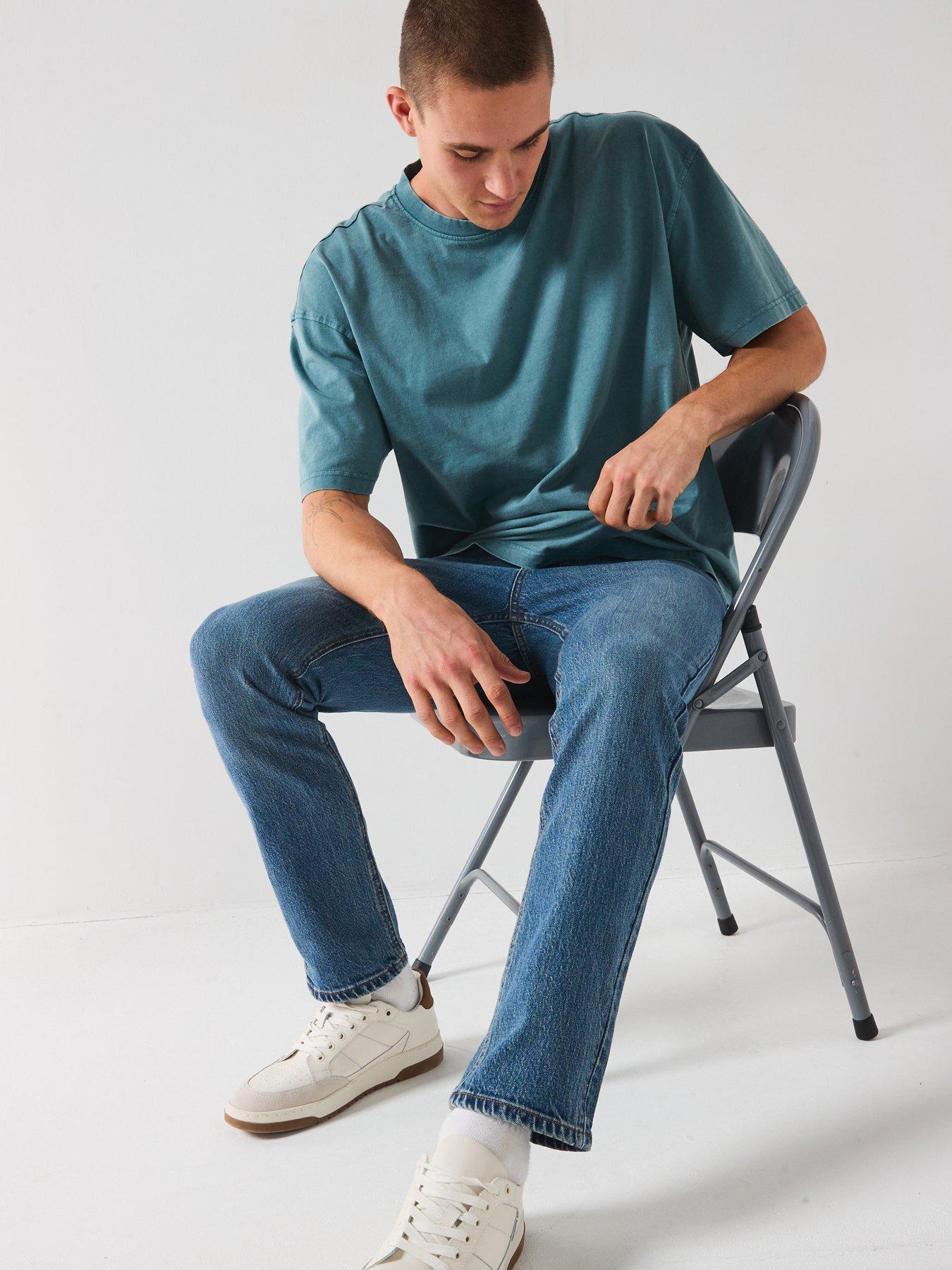 undefined Acid Wash T-Shirt - Blue