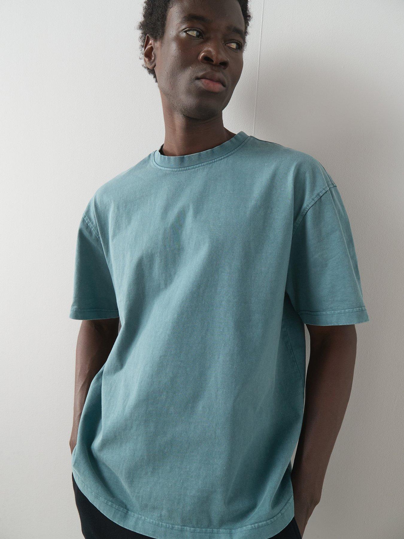 Image 1 of 6 of Very Man Acid Wash T-Shirt - Blue