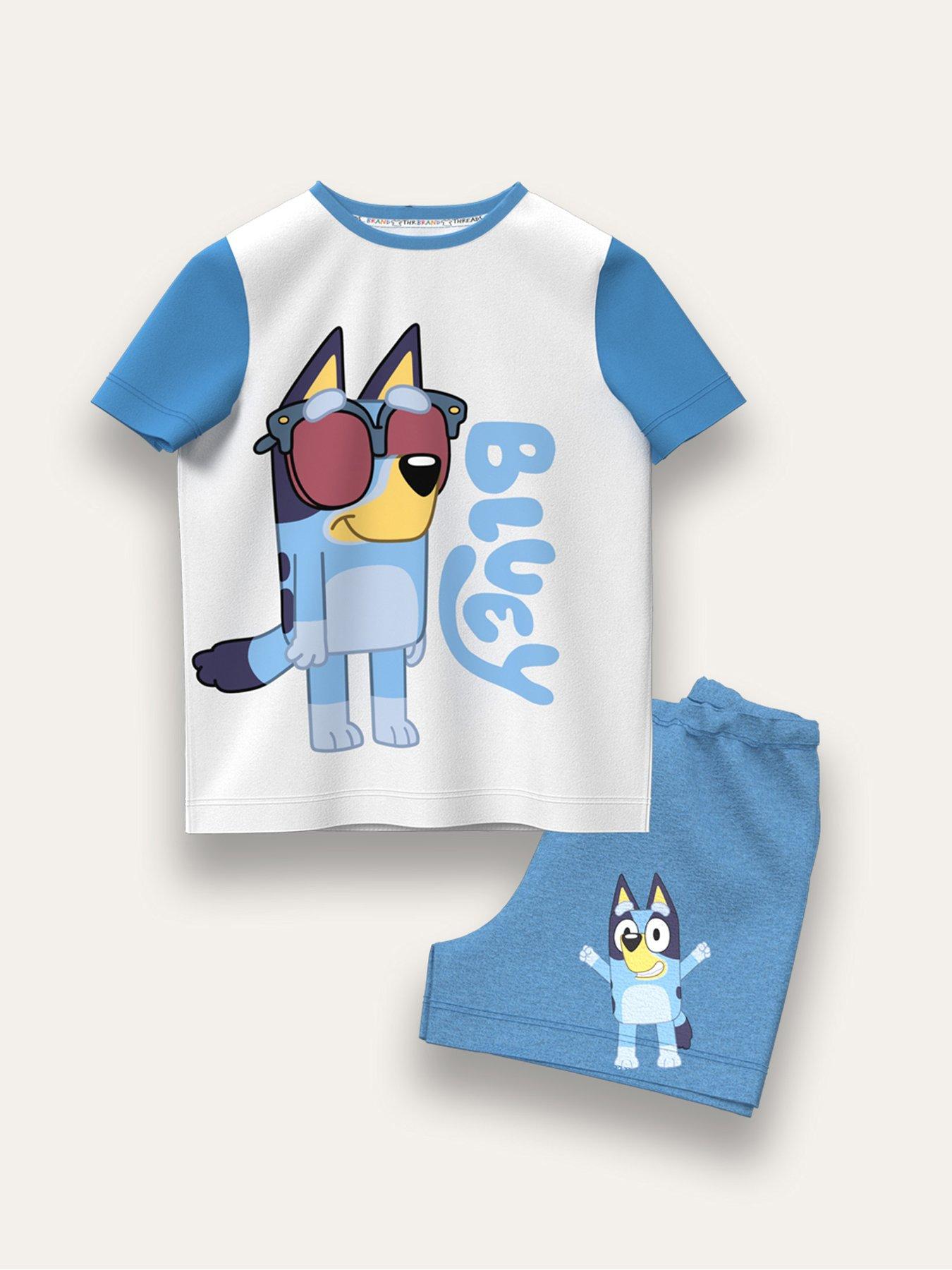 Image 3 of 4 of Brand Threads Bluey Boys T-Shirt &amp; Shorts Set - Multi