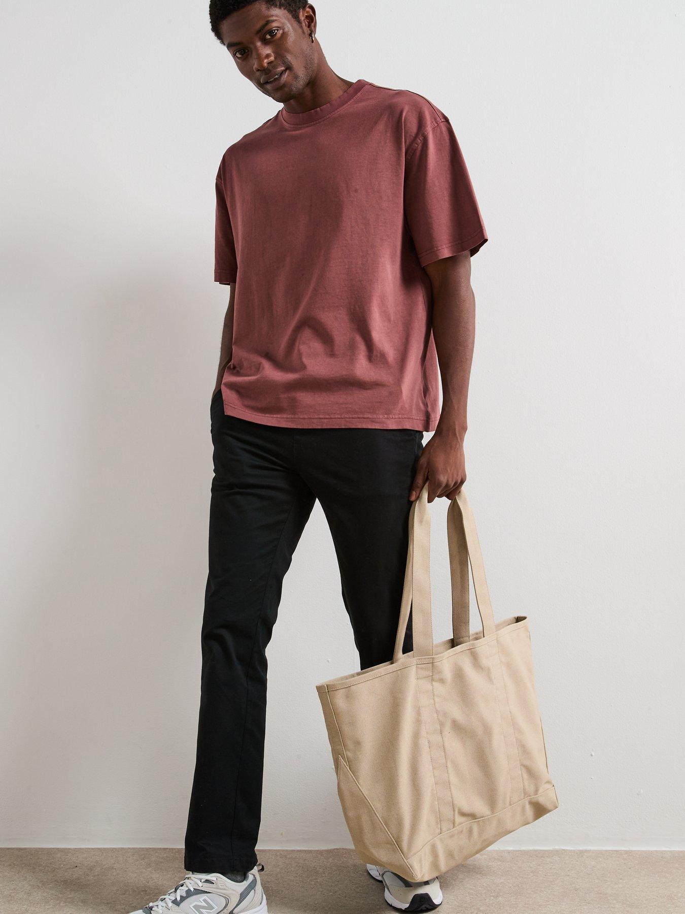 Image 5 of 6 of Very Man Acid Wash T-Shirt - Rust
