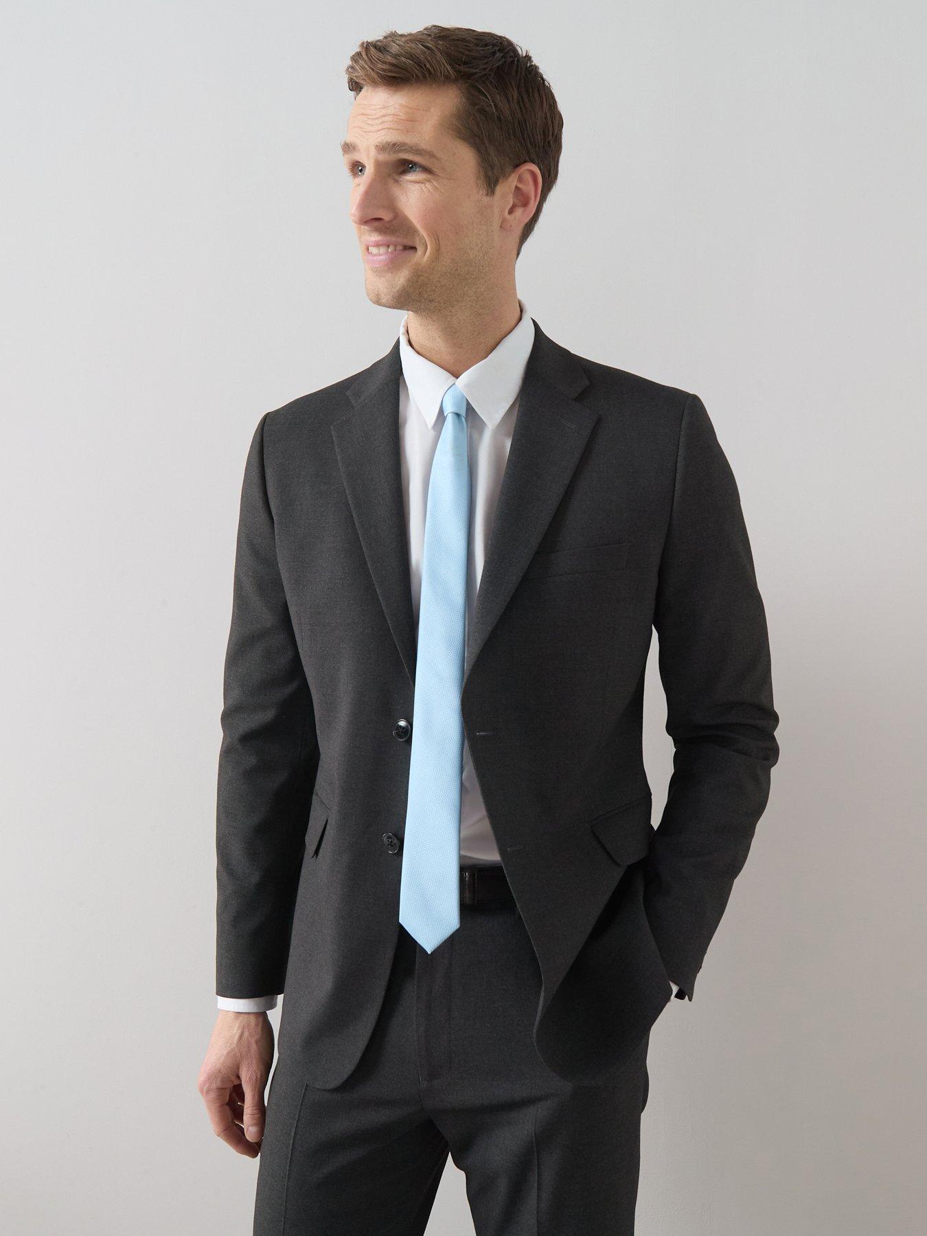 Image 1 of 6 of The Very Collection Regular Fit Suit Jacket - Charcoal