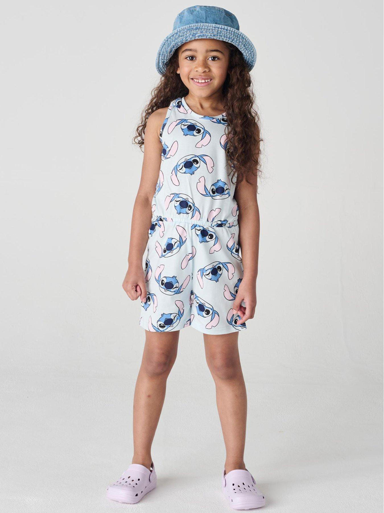 undefined Girls Stitch Playsuit Daywear Set