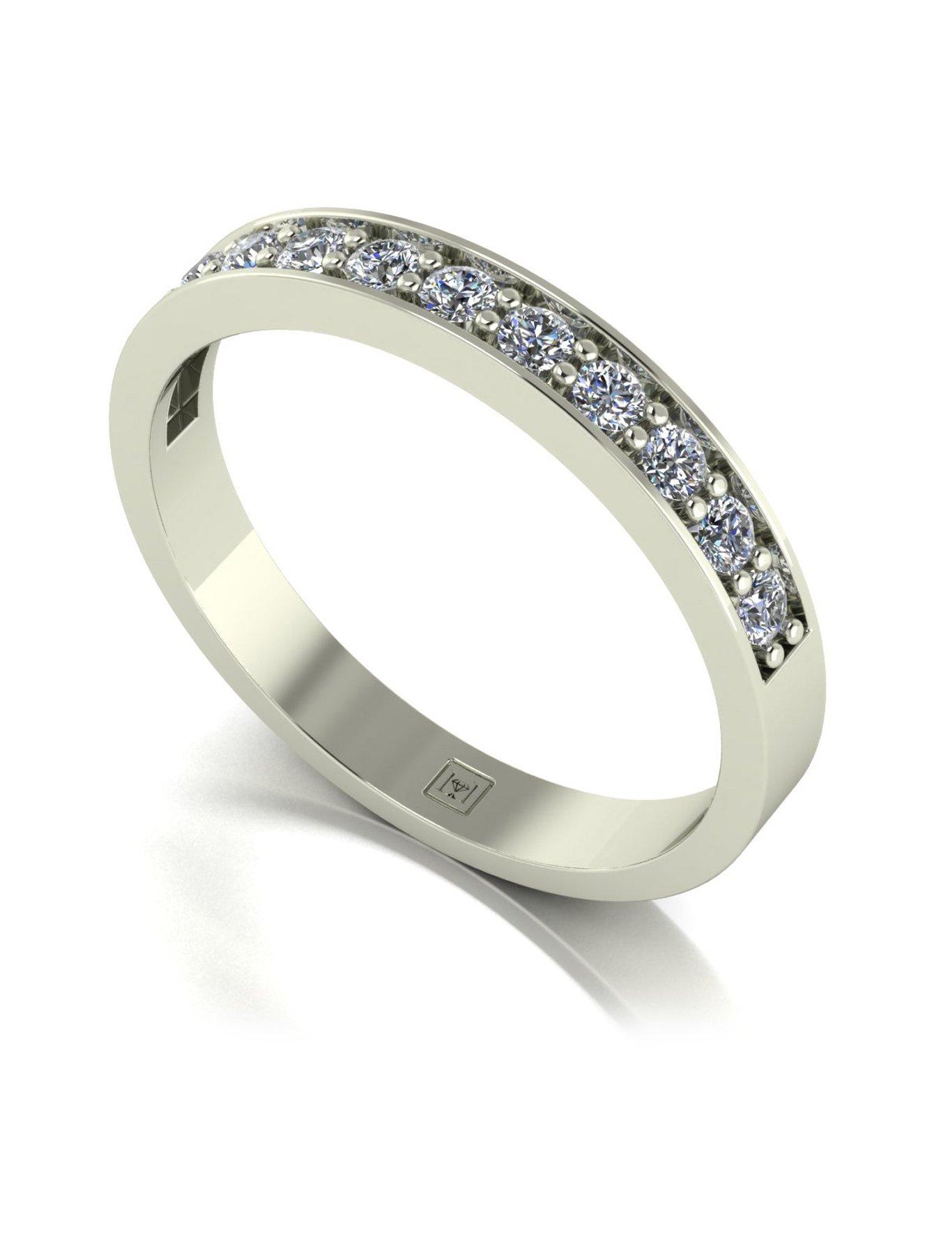 Lady Lynsey Platinum 0.33ct Total Eq Eternity Ring