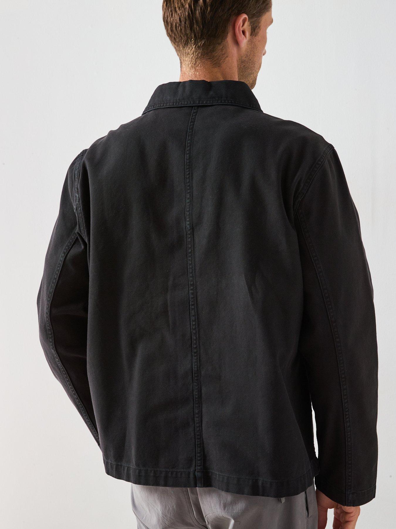 Image 2 of 6 of Very Man Canvas Chore Jacket - Black