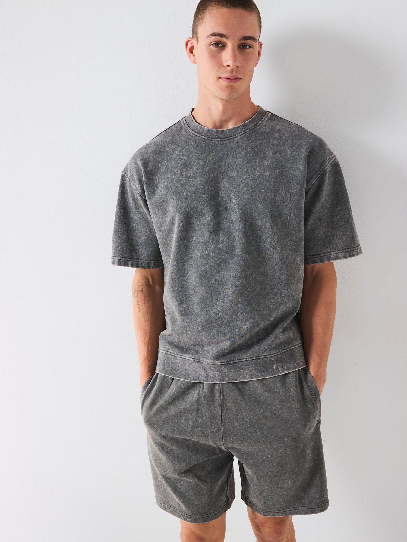 undefined Washed Heavyweight T-Shirt - Charcoal