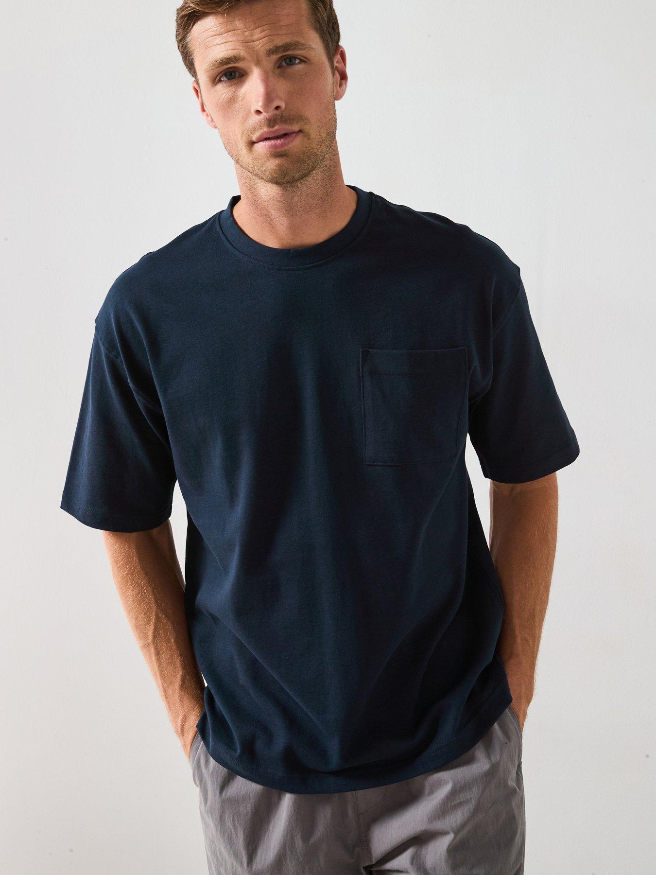 undefined Heavyweight Relaxed Fit T-Shirt - Navy