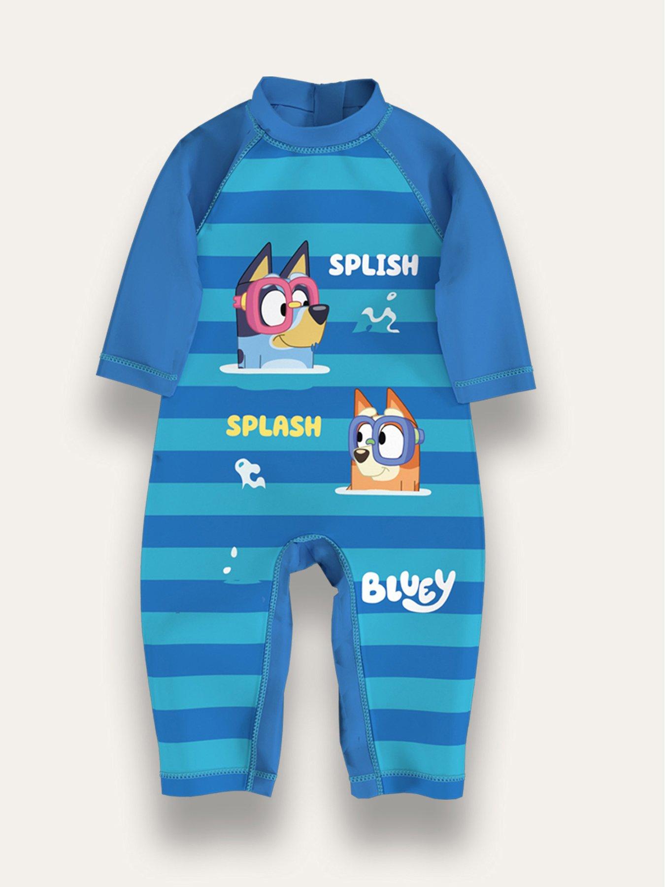 Image 3 of 4 of Brand Threads Boys Bluey Swim Set - Multi