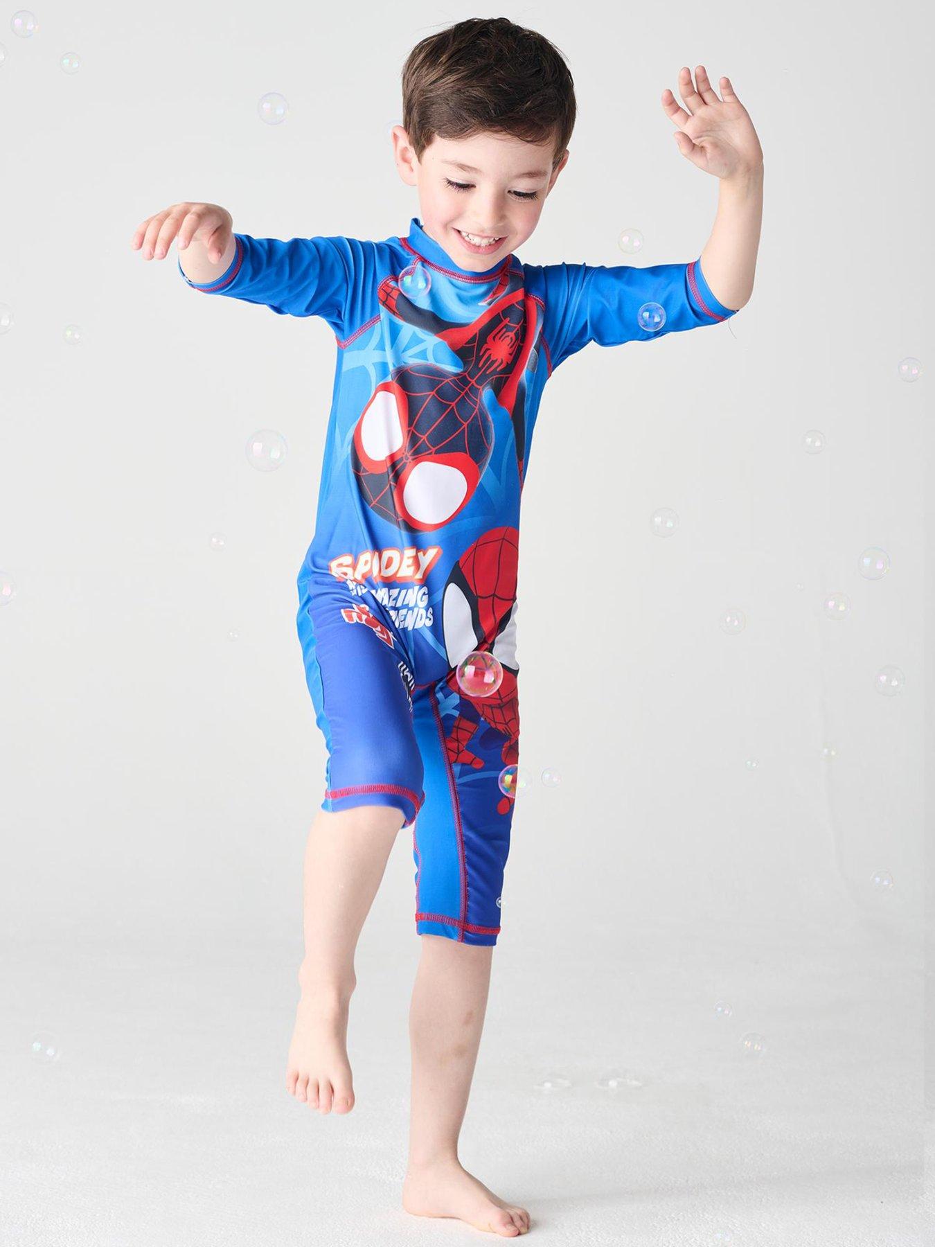 Brand Threads Spidey And His Amazing Friends Swim Set - Blue