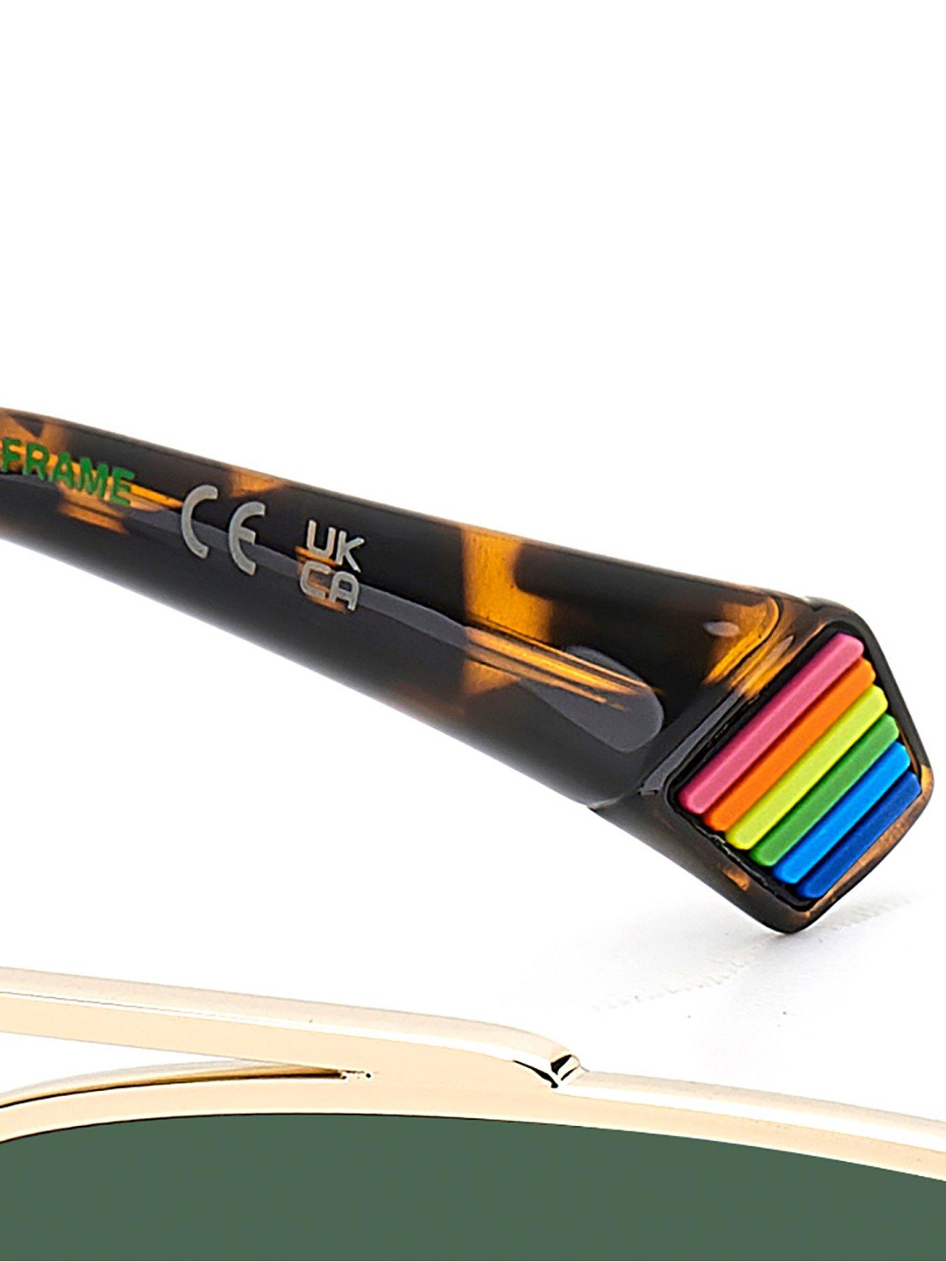 Image 5 of 5 of Polaroid Metal Rectangular&nbsp;Sunglasses