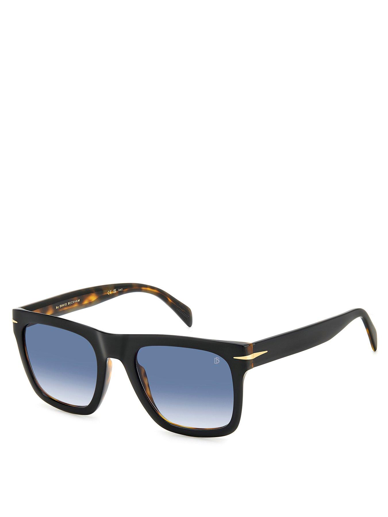 Eyewear by David Beckham Dk Blue Sf Rectangular Sunglasses