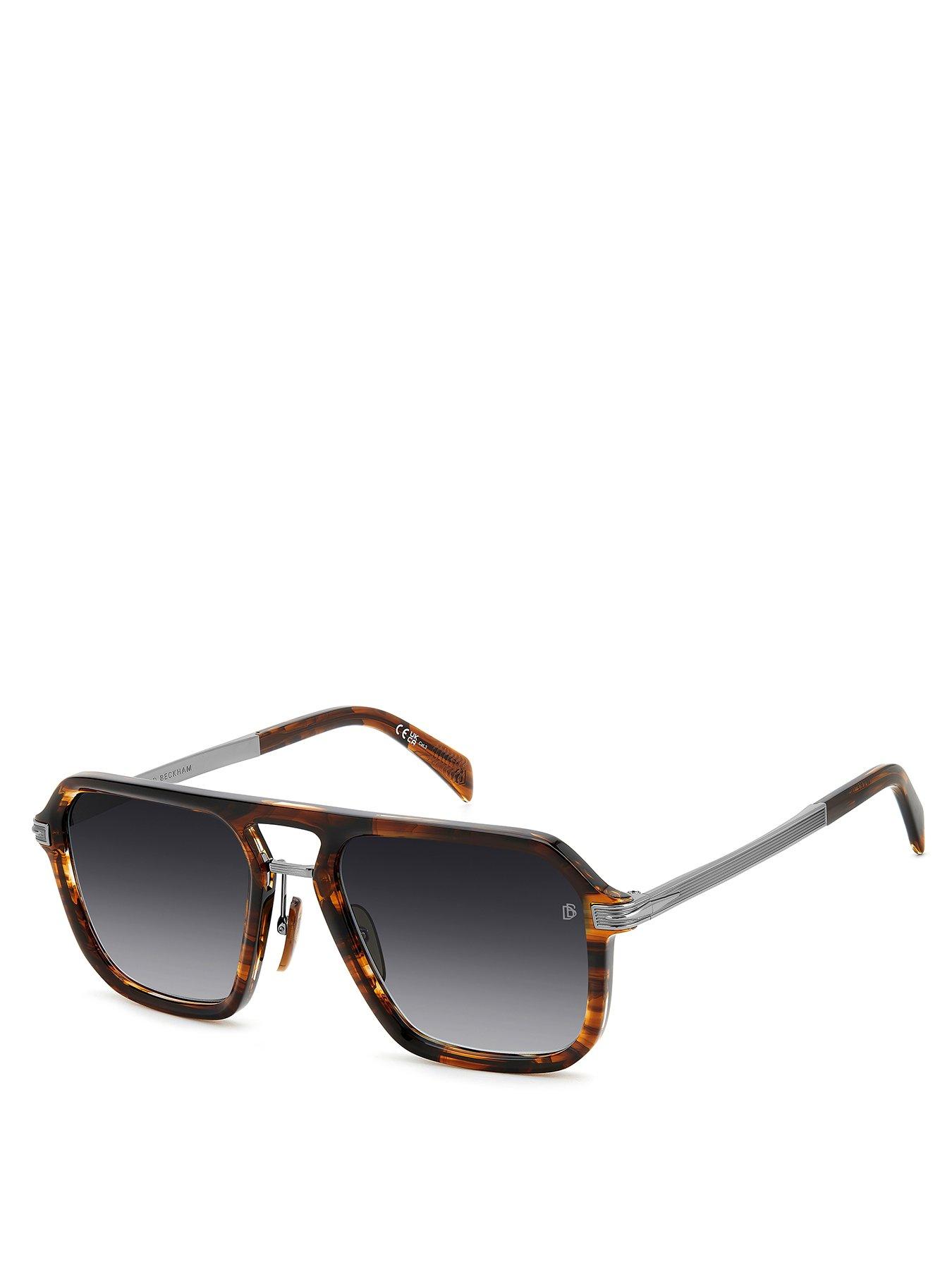 undefined Dark Grey Rectangular Sunglasses