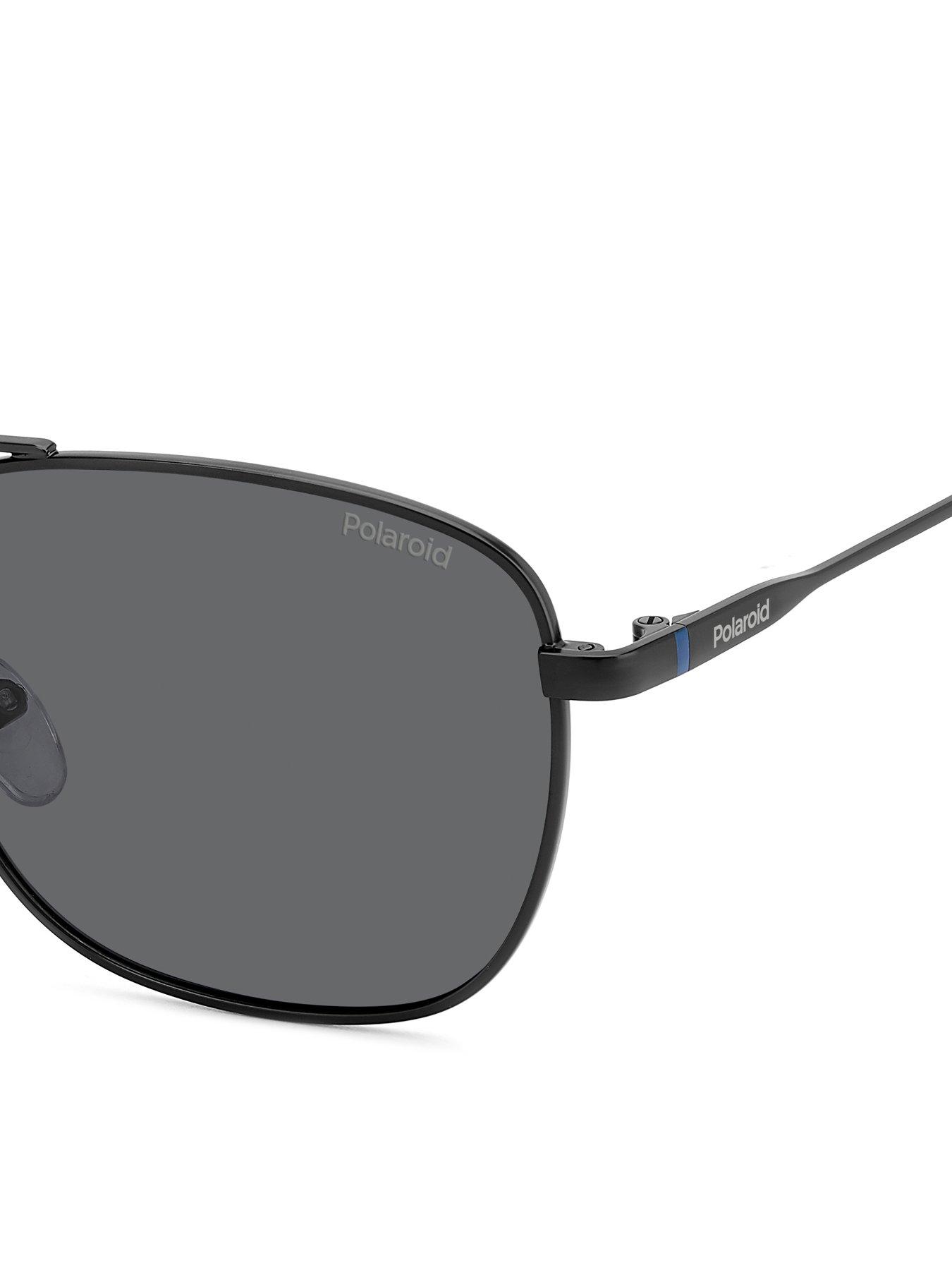 Image 5 of 5 of Polaroid Poloroid Grey Pz Small Double Bridge Sunglasses