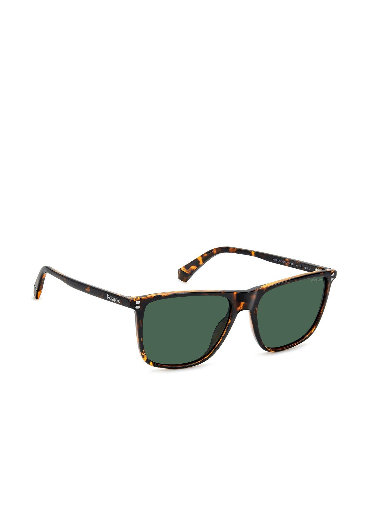 Image 2 of 4 of Polaroid Poloroid Green Pz Rectangular Sunglasses