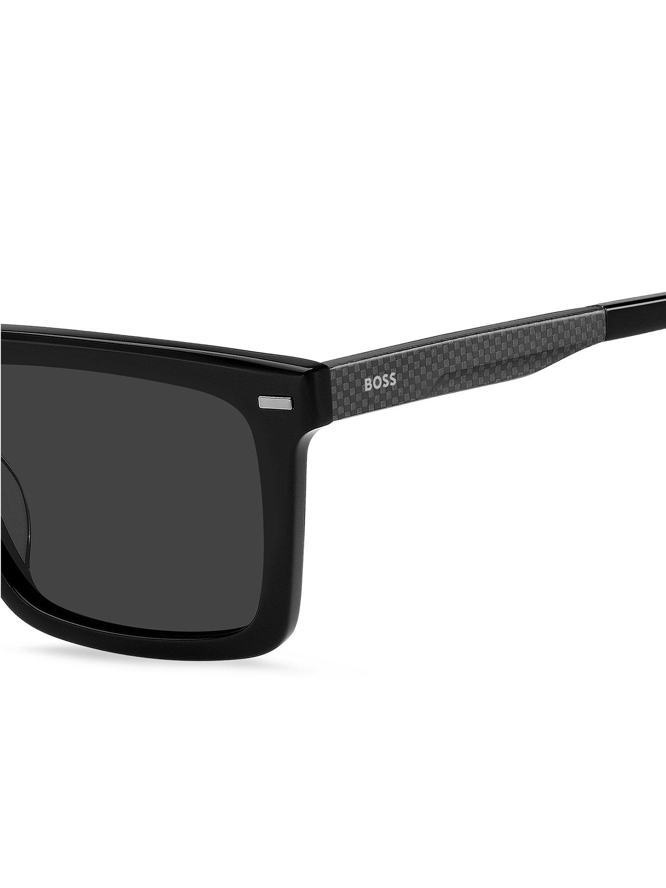 Image 4 of 4 of BOSS Hugo Boss Rectangular Acetate Sunglasses