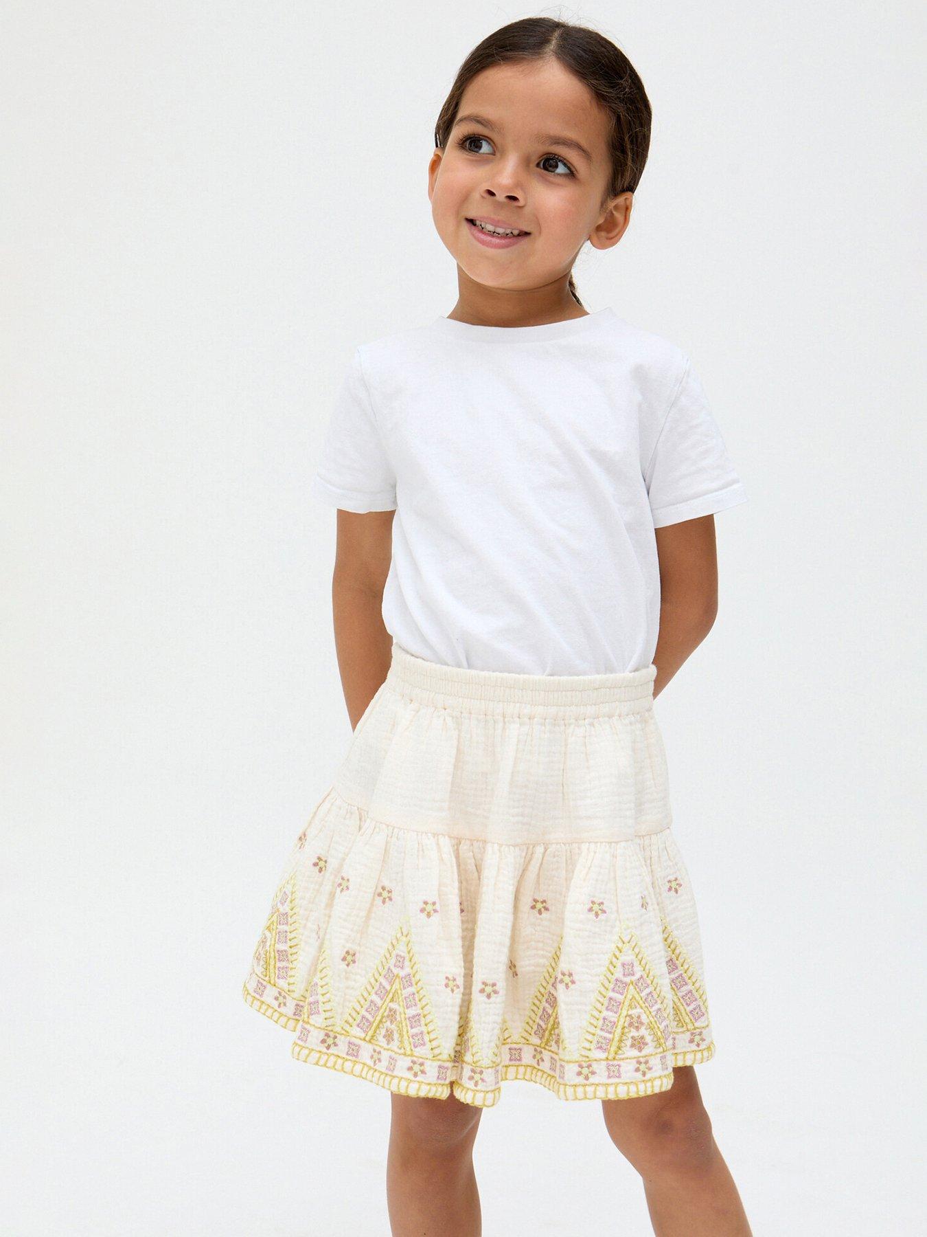 undefined Girls Staranisse Skirt - Cream