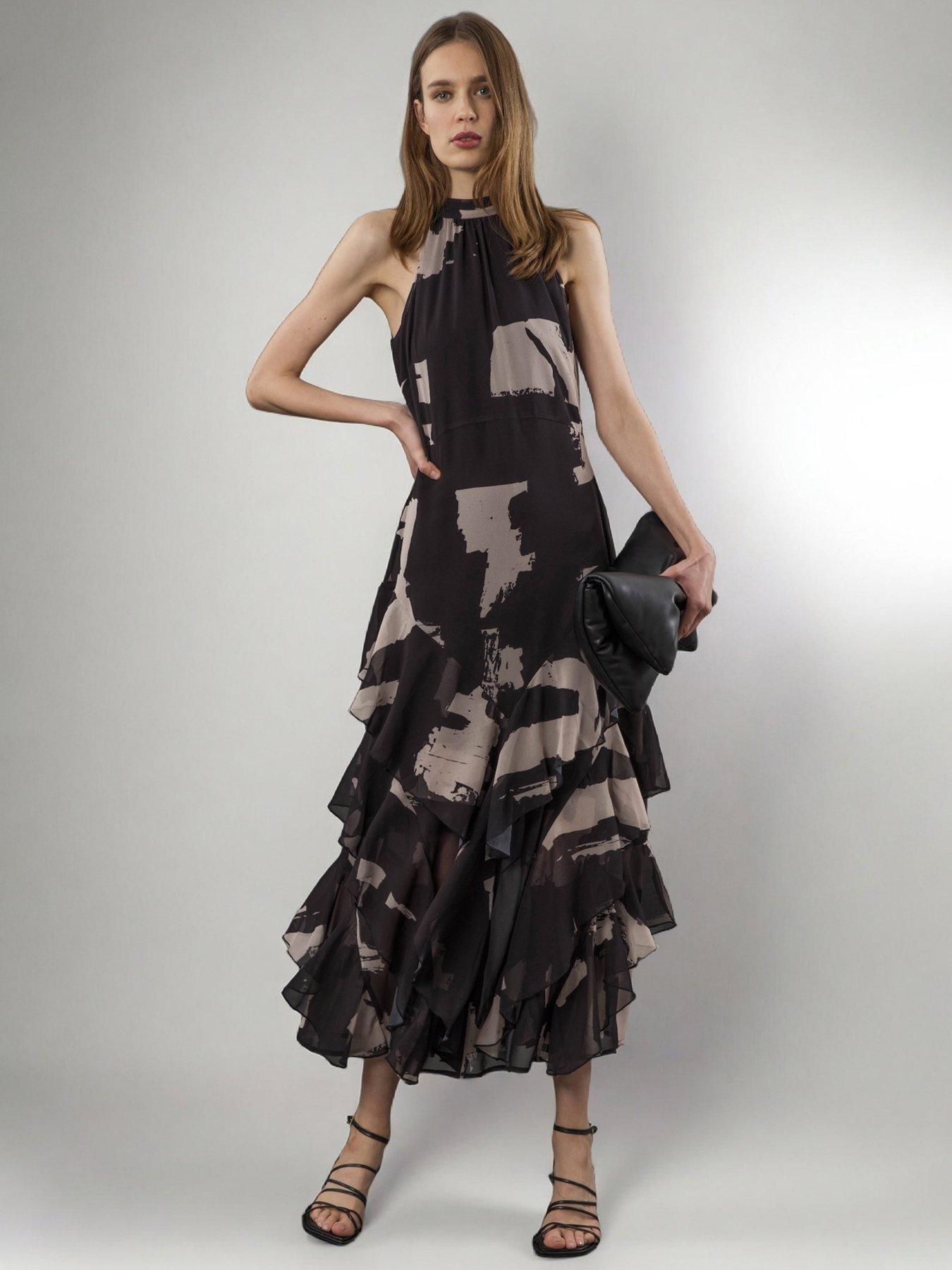 Women | Religion | maxi long | Swing Dresses | Casual | Black | Very