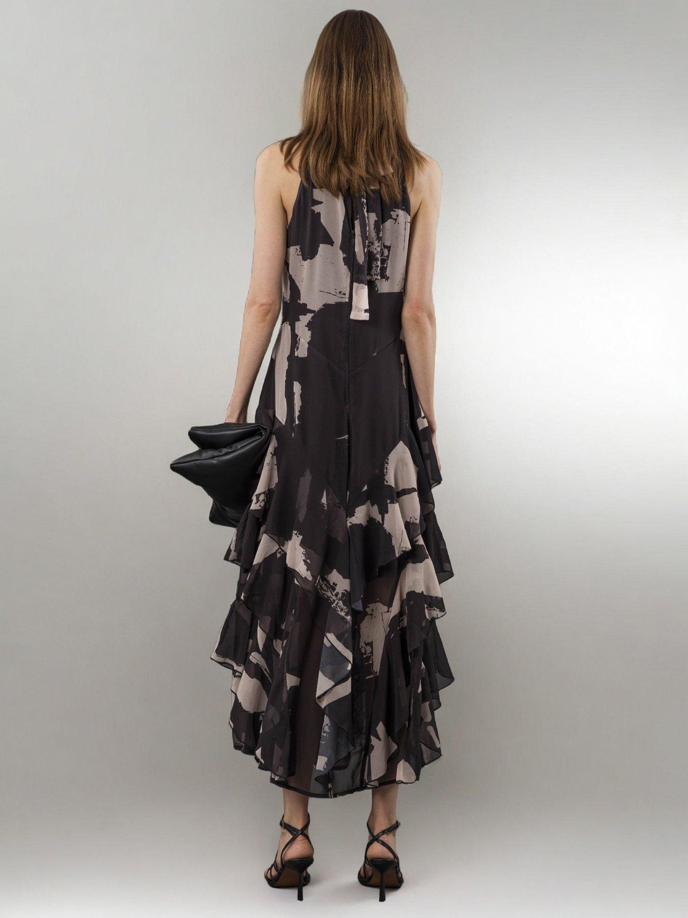religion black dress RELIGION Lily Lace Black Maxi Dress